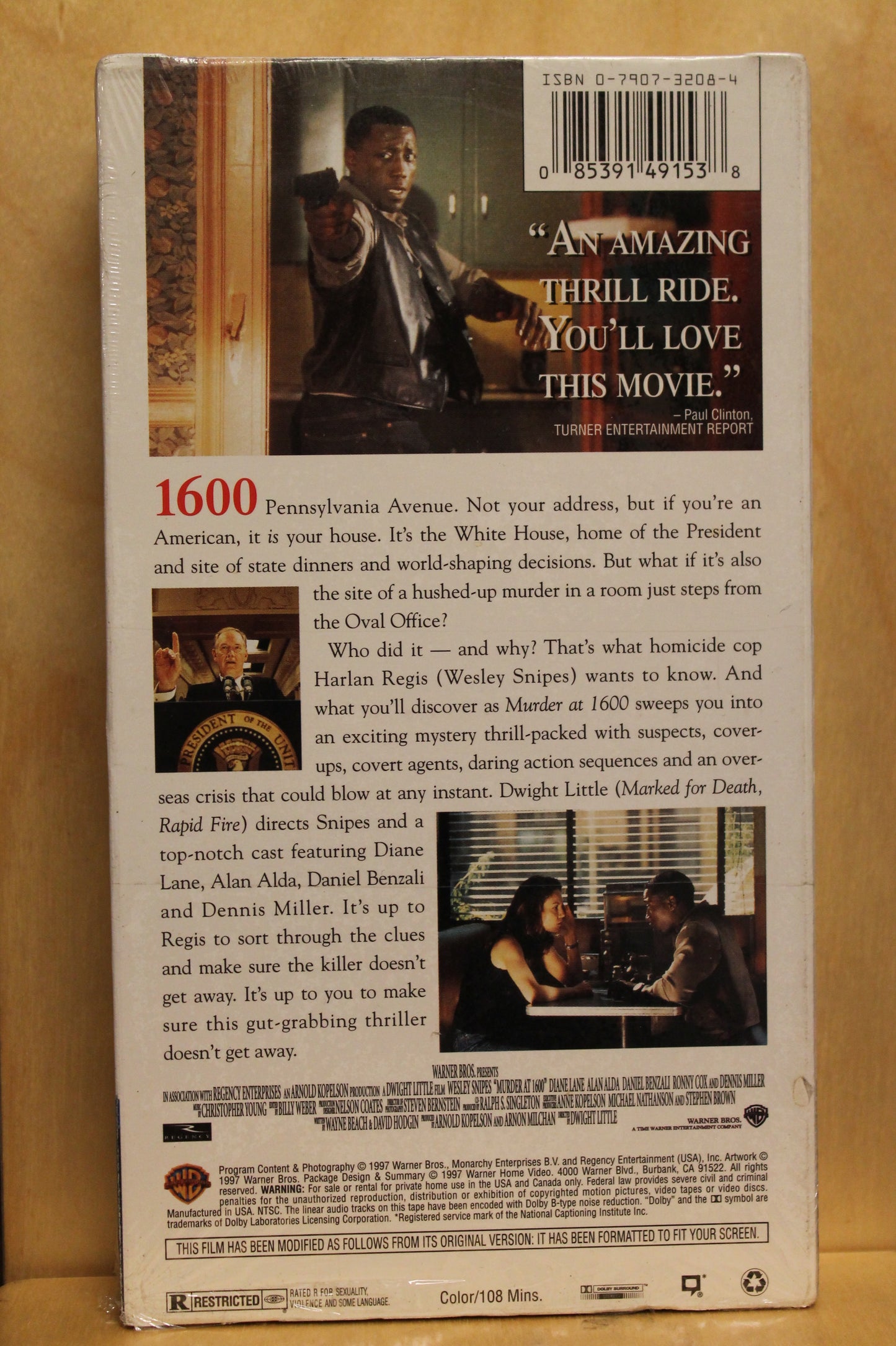 Murder at 1600 VHS