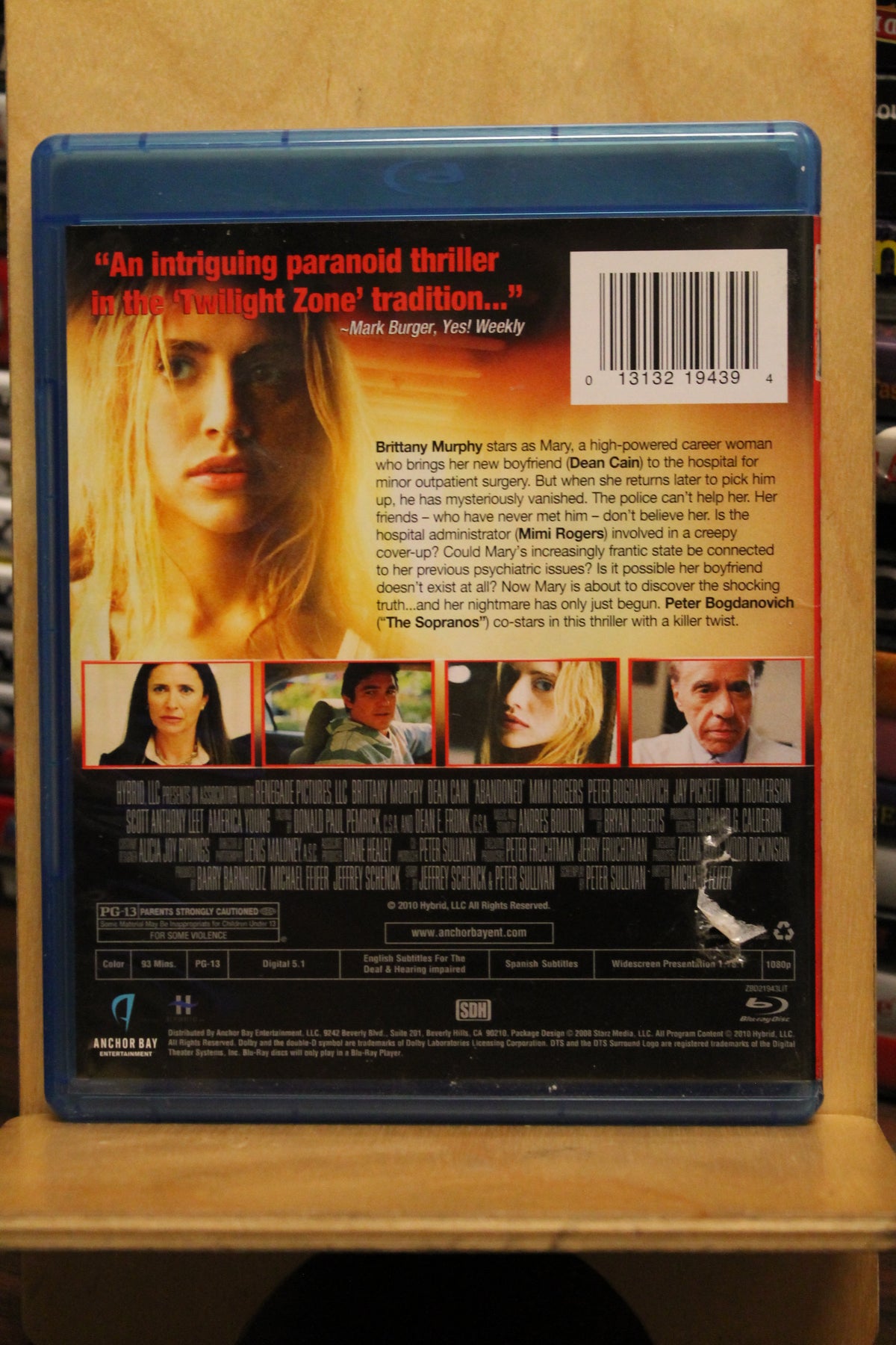 Abandoned Blu-ray
