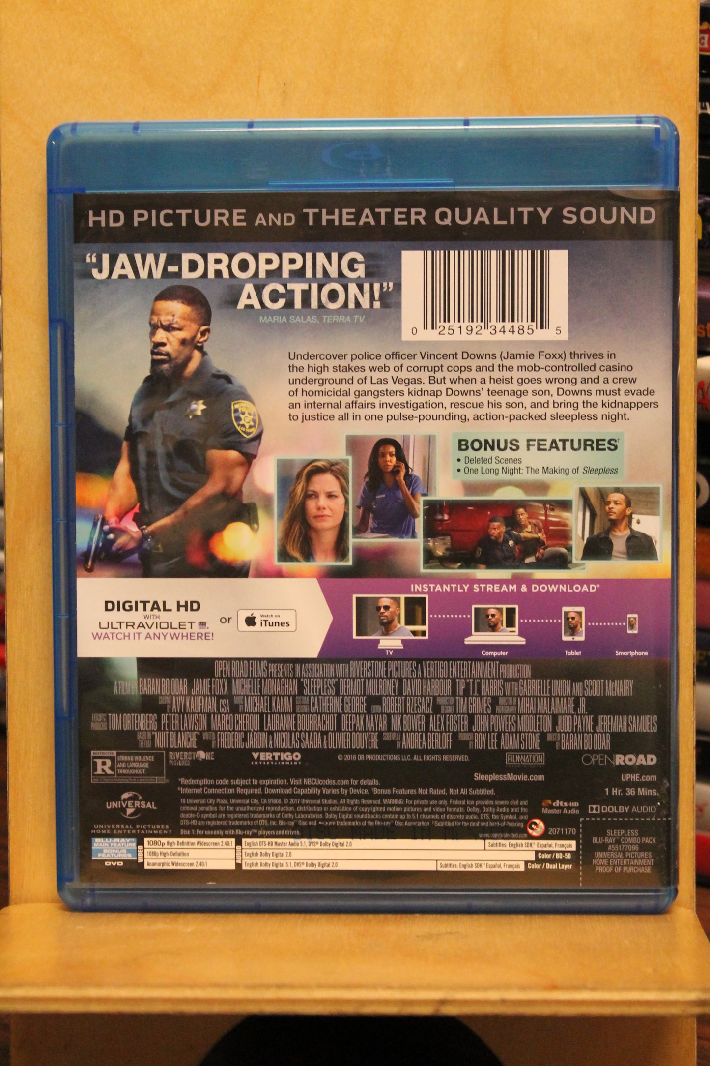Sleepless Blu-ray