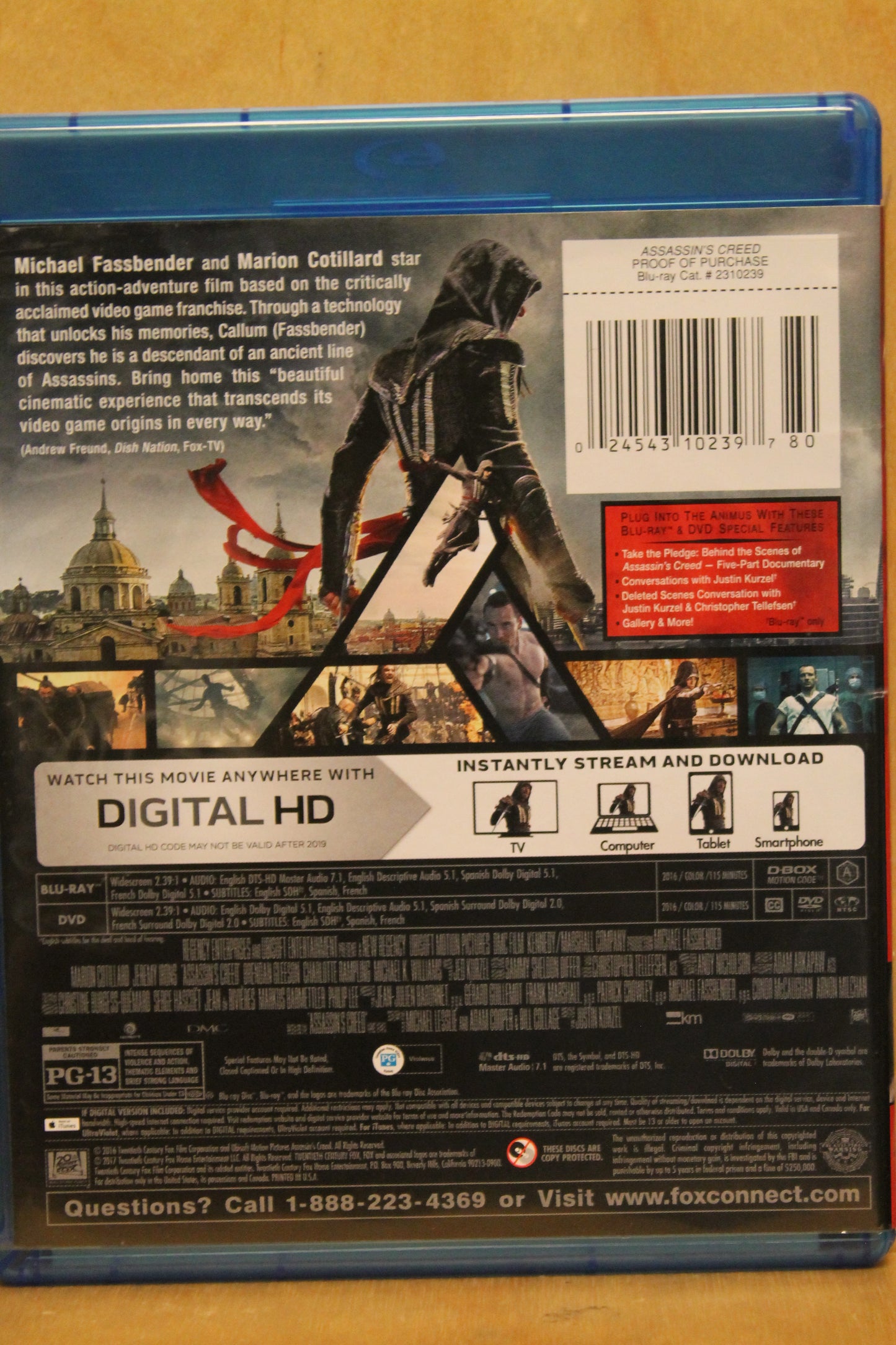 Assassin's Creed Blu-ray