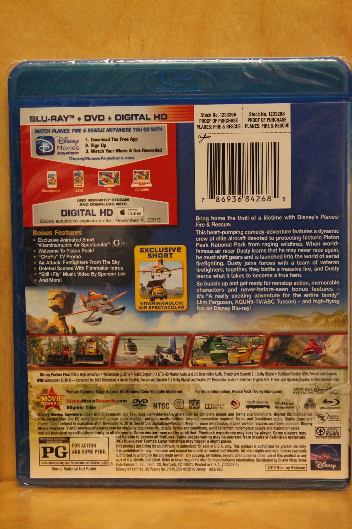 Planes: Fire & Rescue Blu-ray