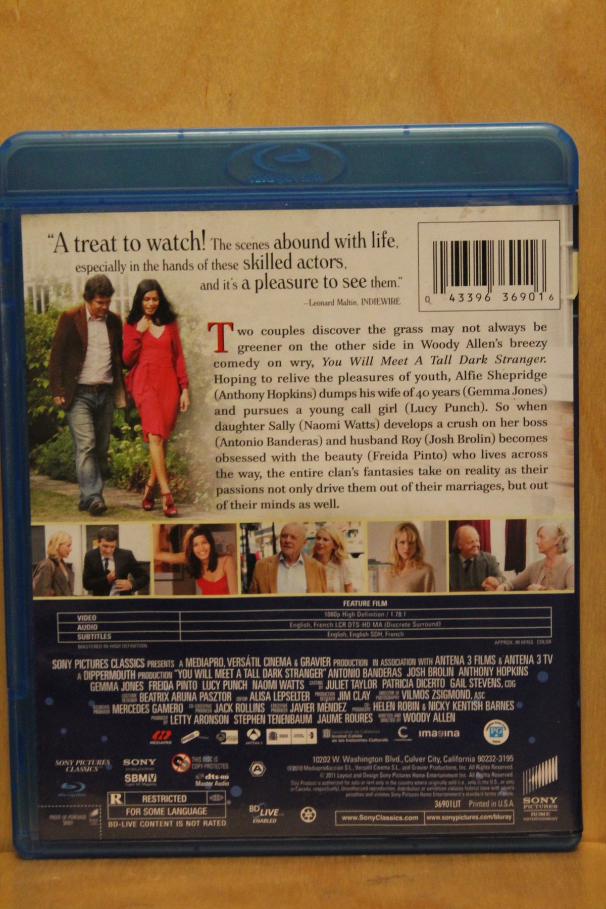 You Will Meet a Tall Dark Stranger Blu-ray