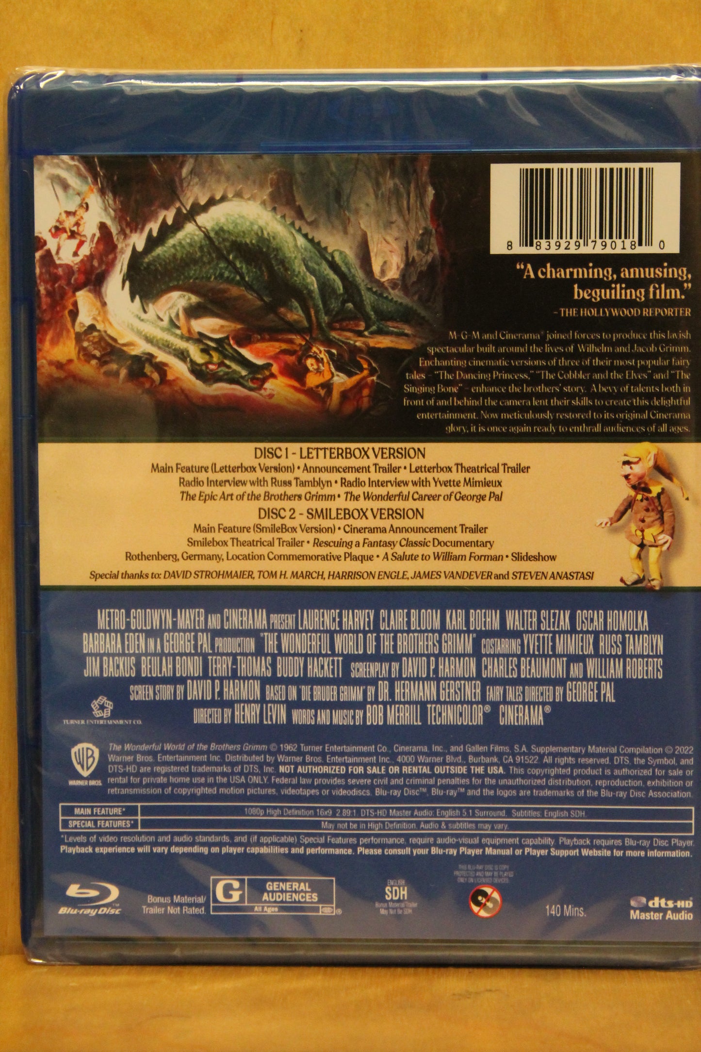 The Wonderful World of the Brothers Grimm Blu-ray