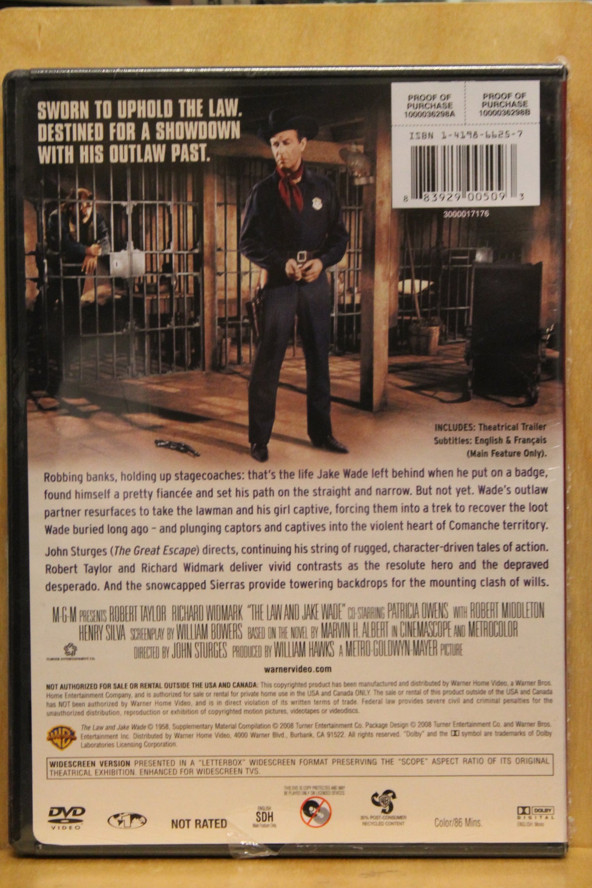 The Law and Jake Wade DVD