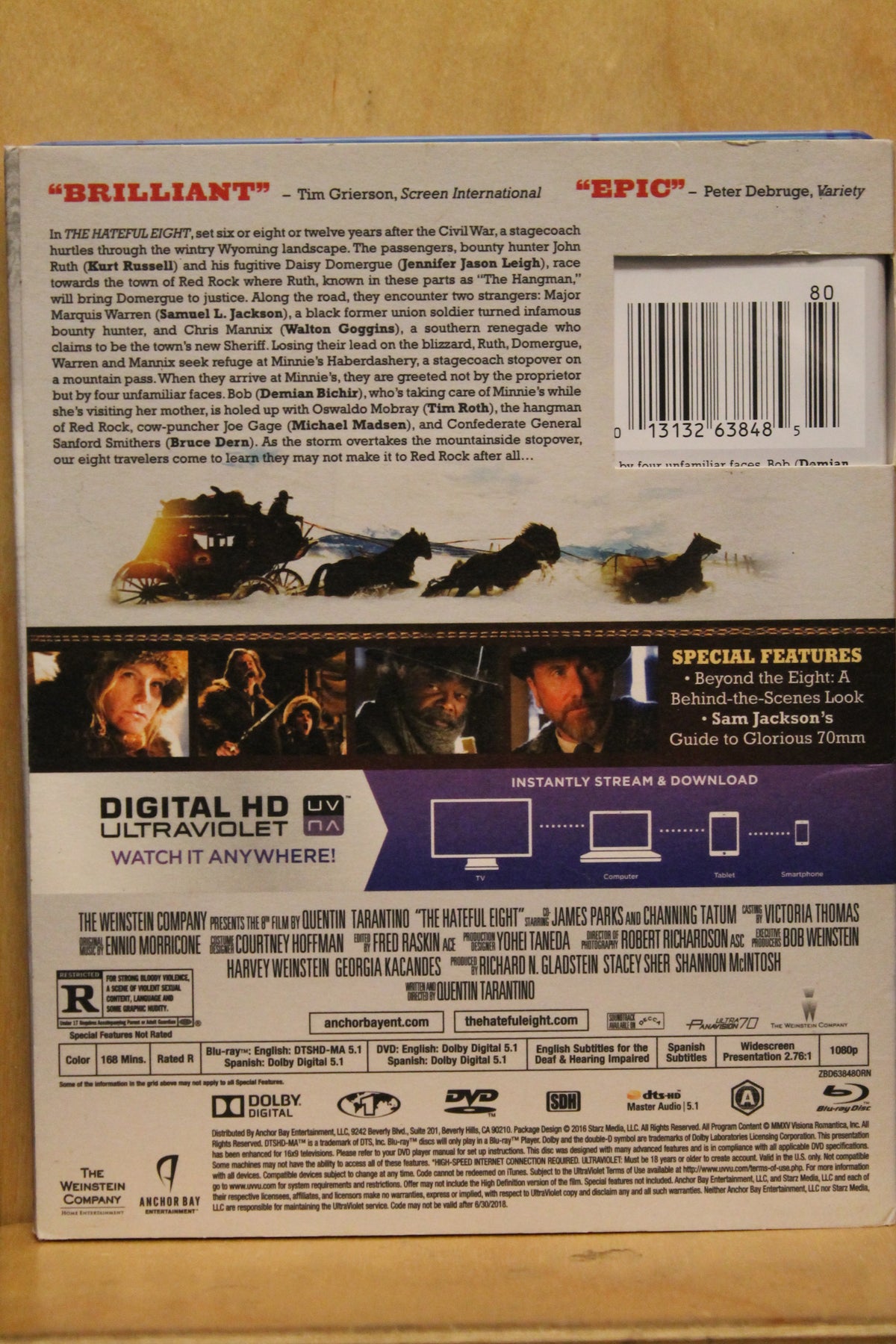 The Hateful Eight Blu-ray