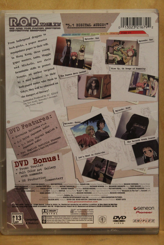 R.O.D. The TV DVD