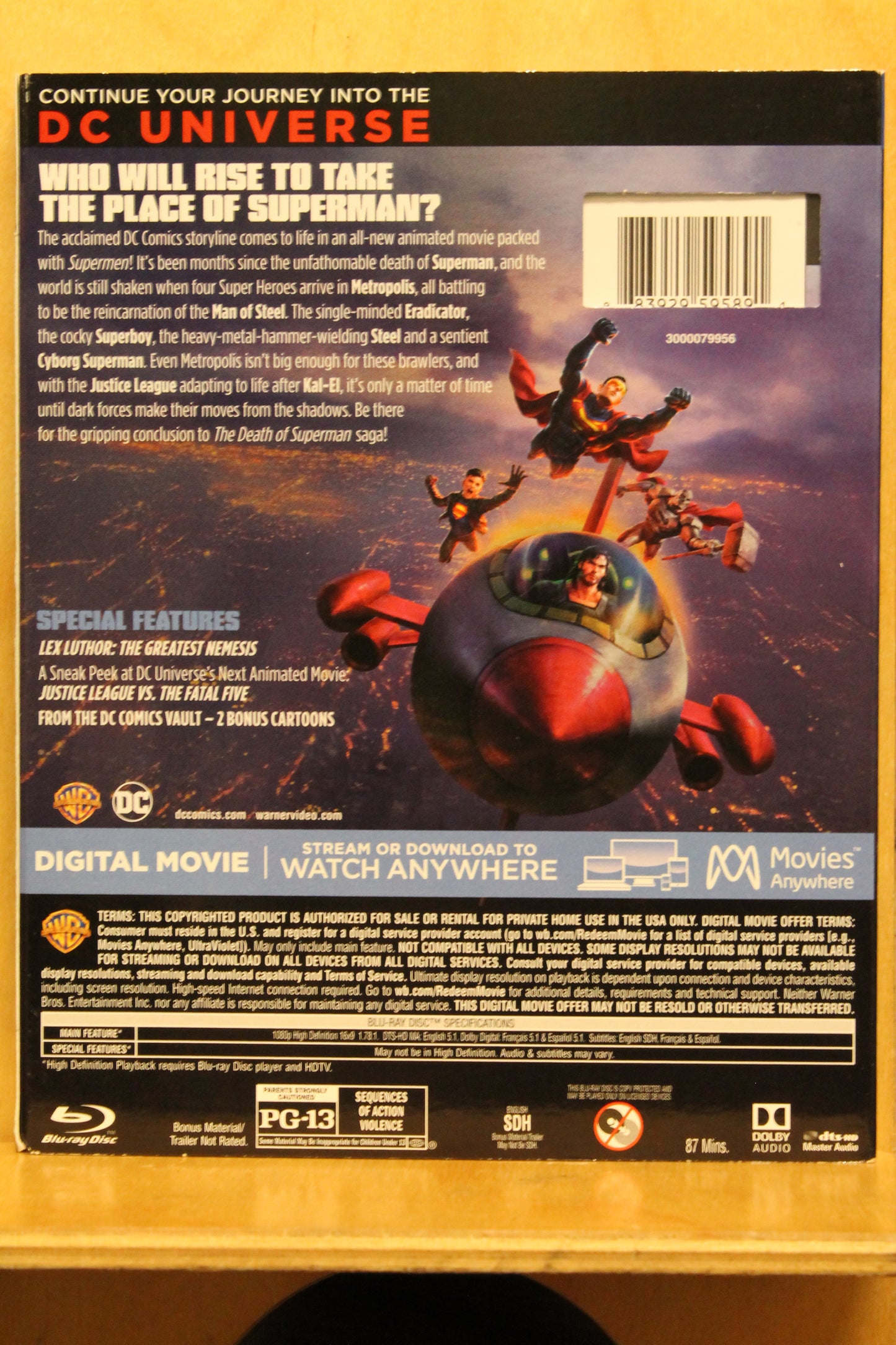 Reign of the Supermen Blu-ray