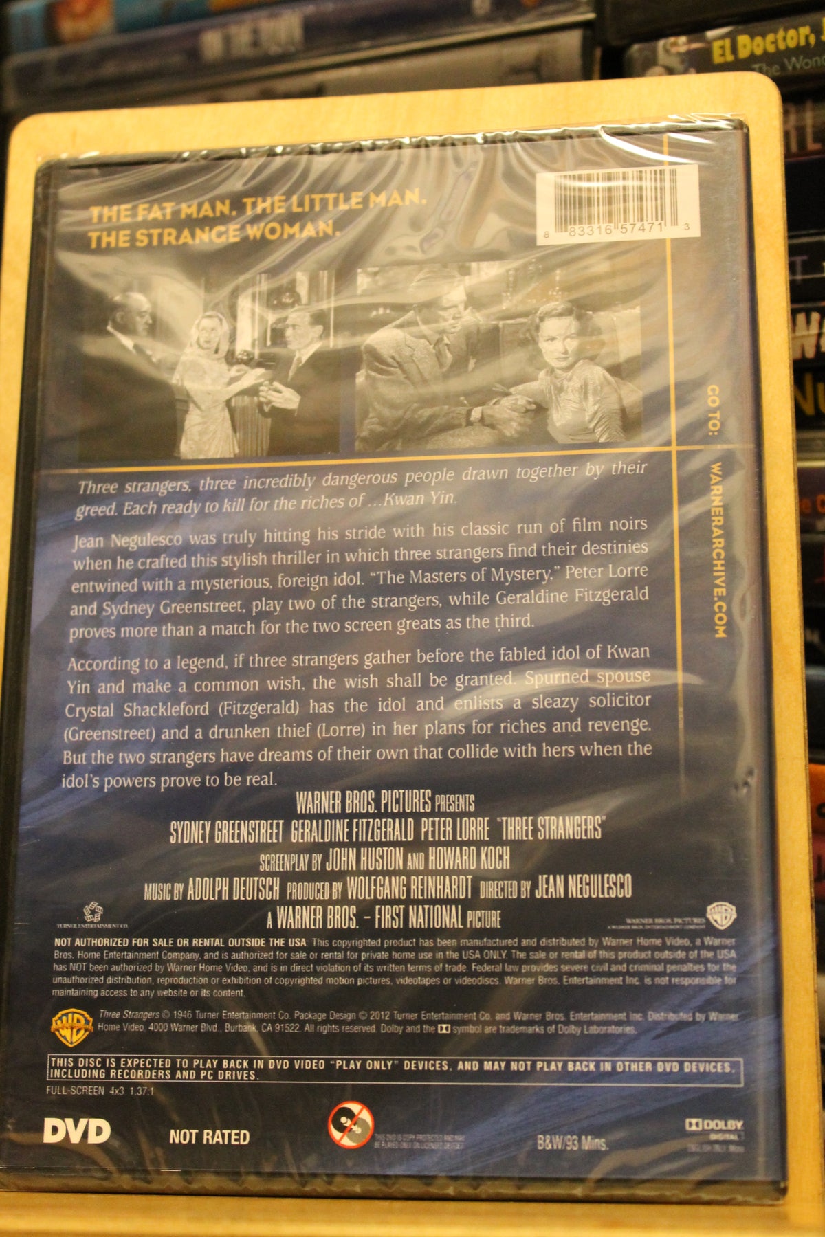 Three Strangers DVD