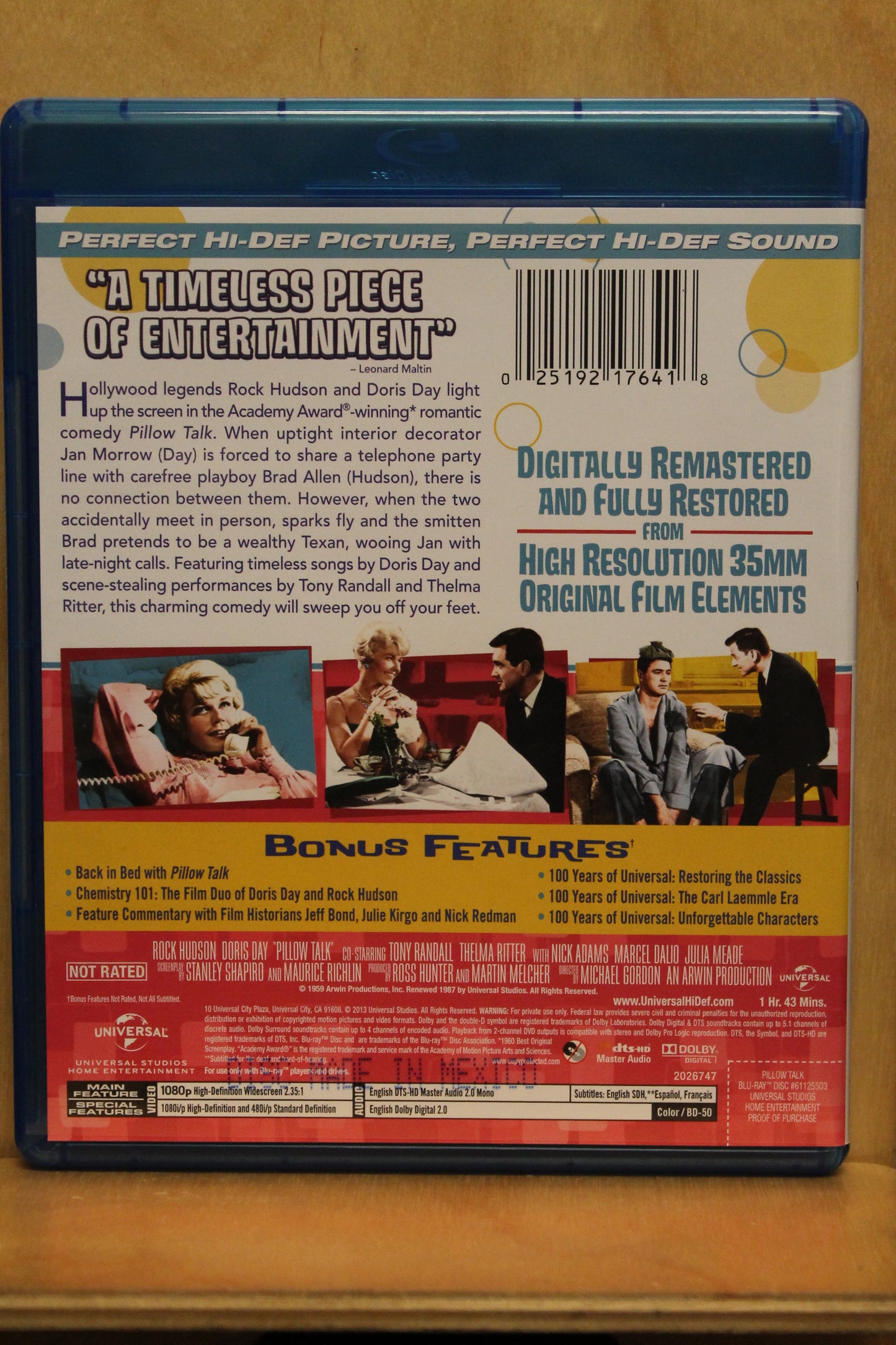 Pillow Talk Blu-ray