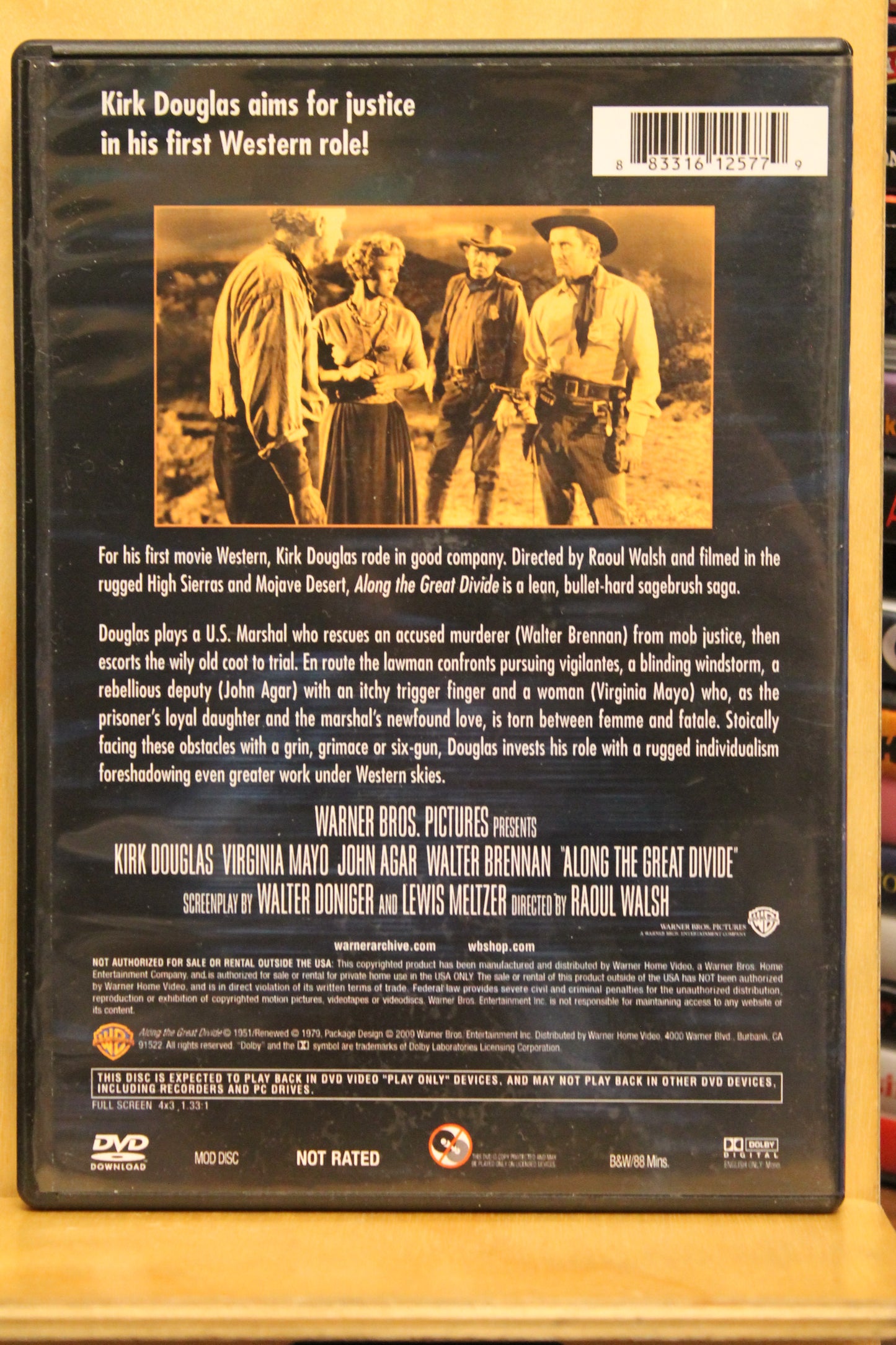 Along the Great Divide DVD