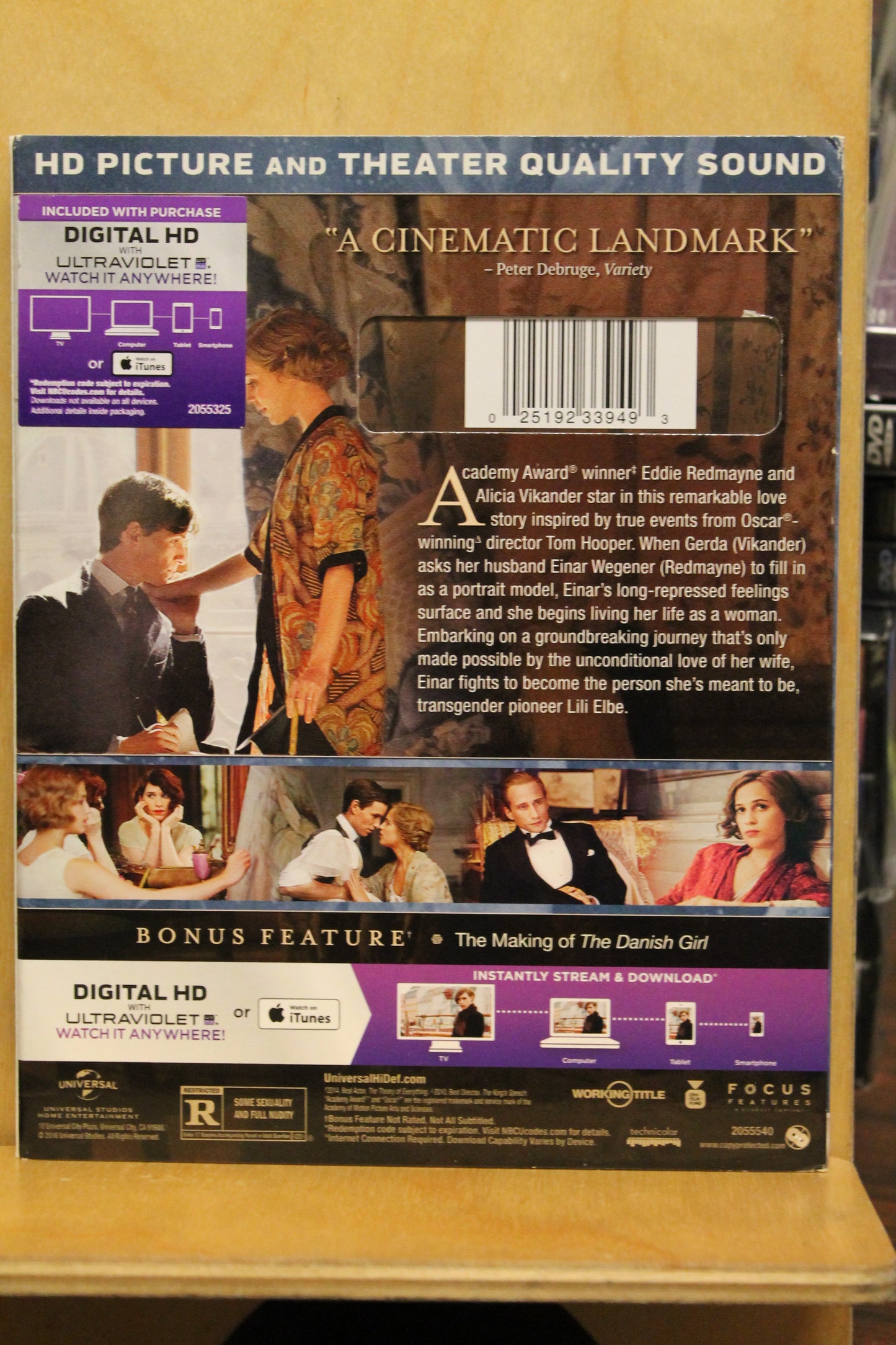 The Danish Girl Blu-ray