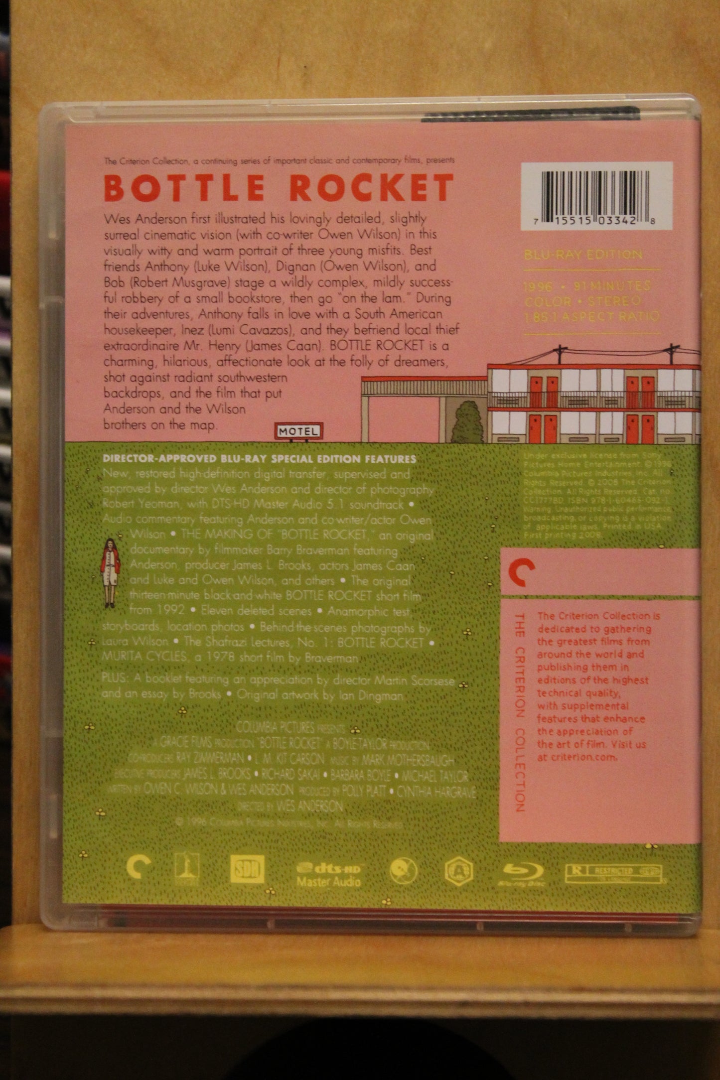 Bottle Rocket Blu-ray