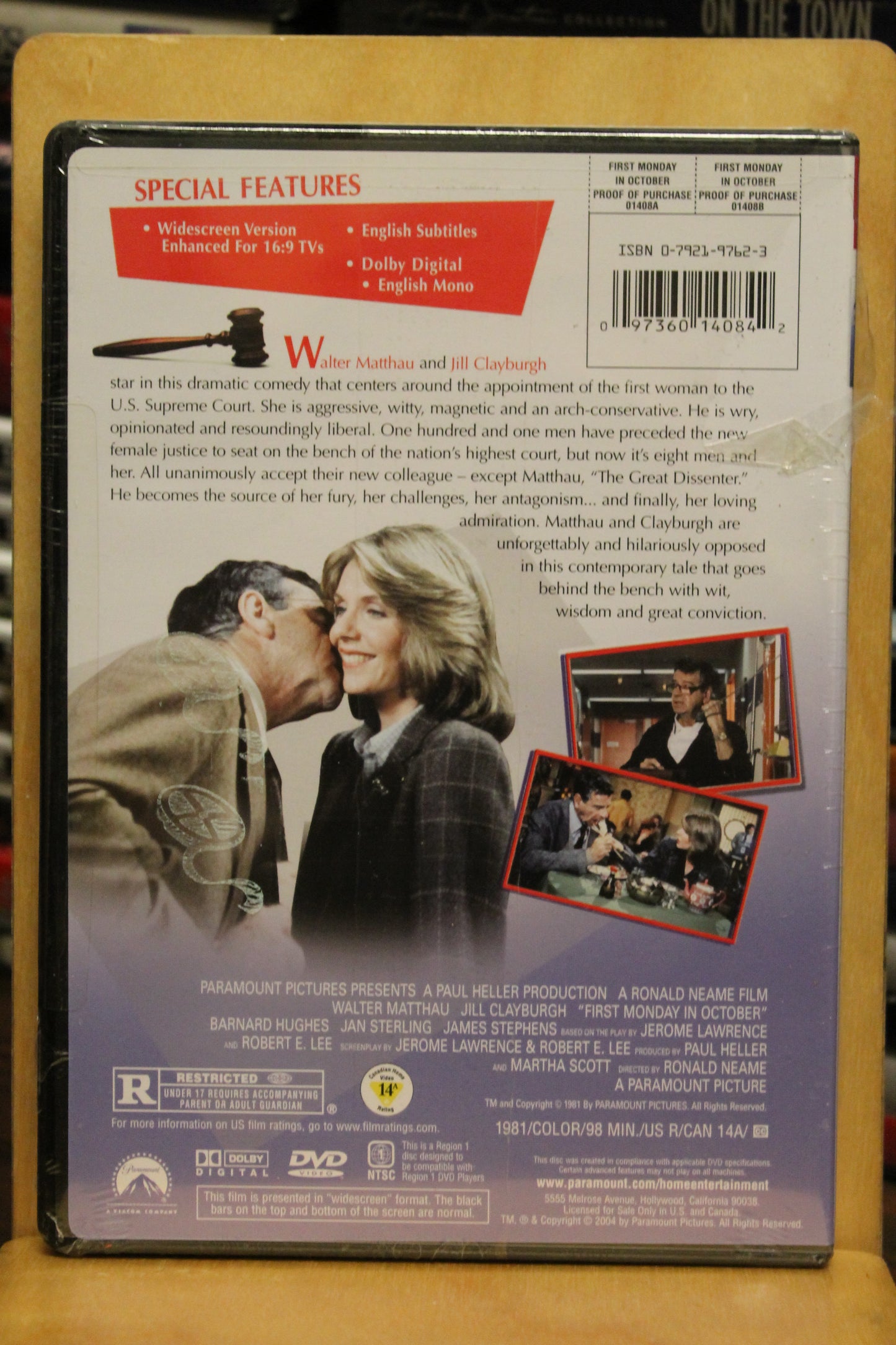 First Monday in October DVD