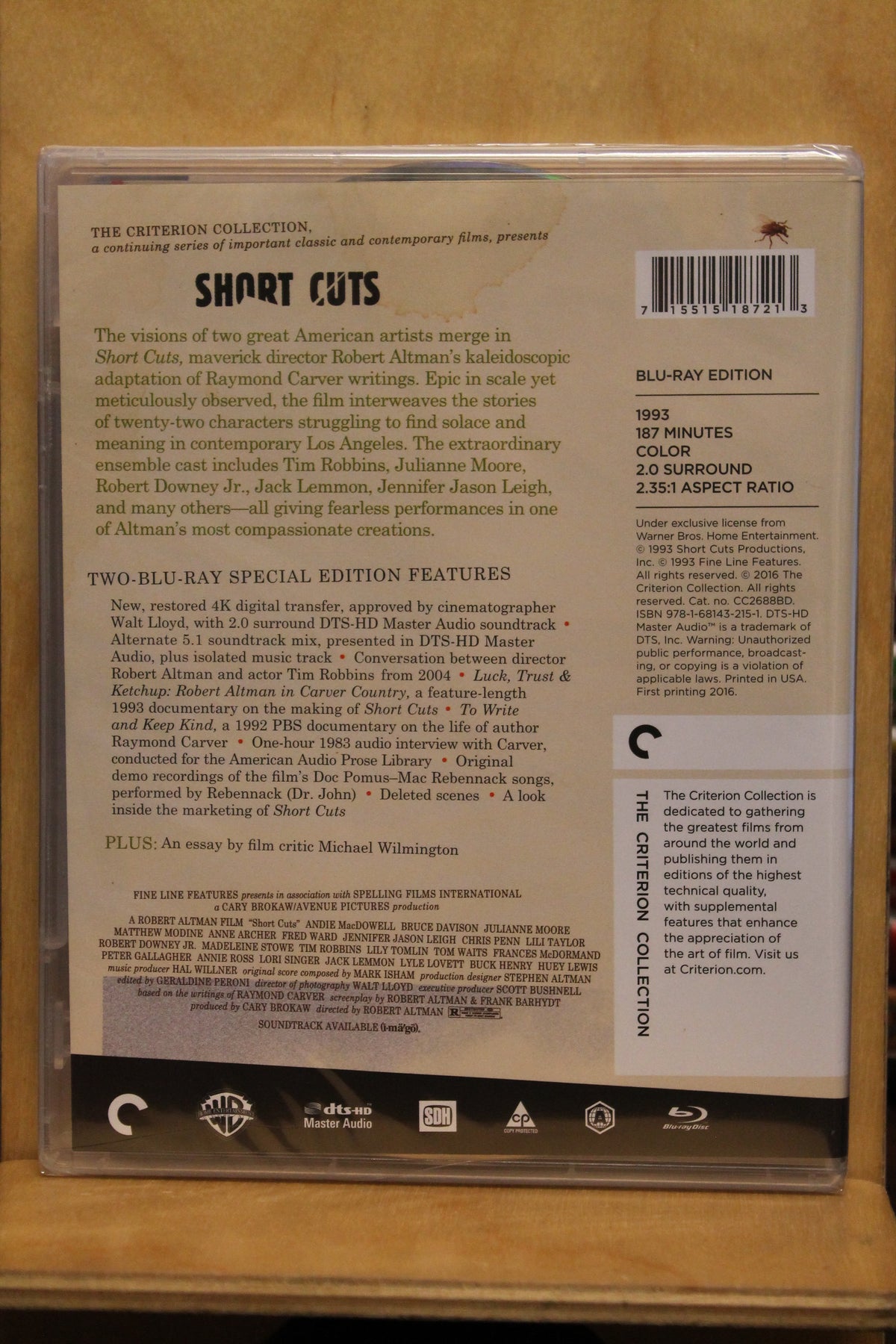Short Cuts Blu-ray