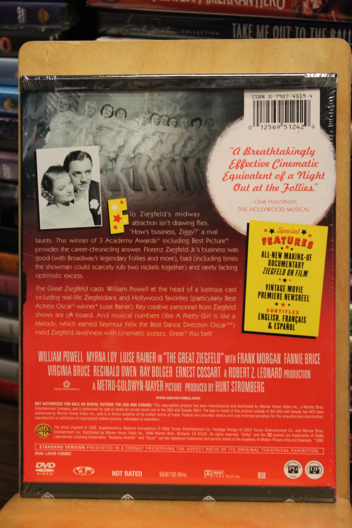 The Great Ziegfeld DVD