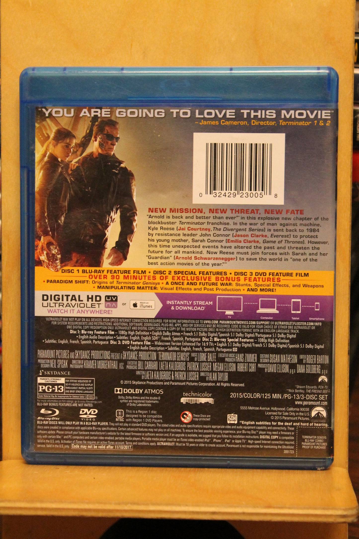 Terminator Genisys Blu-ray