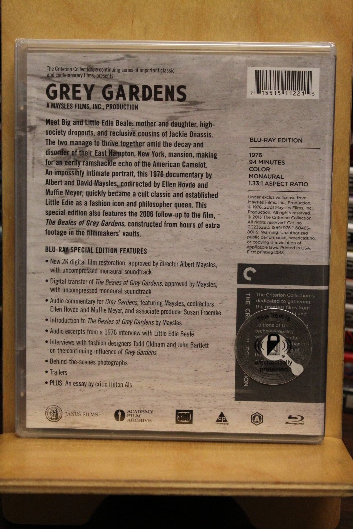 Grey Gardens Blu-ray