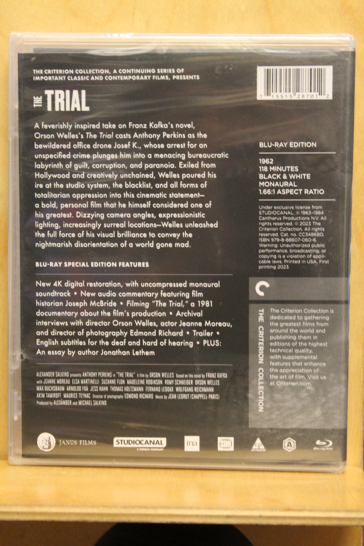 The Trial Blu-ray