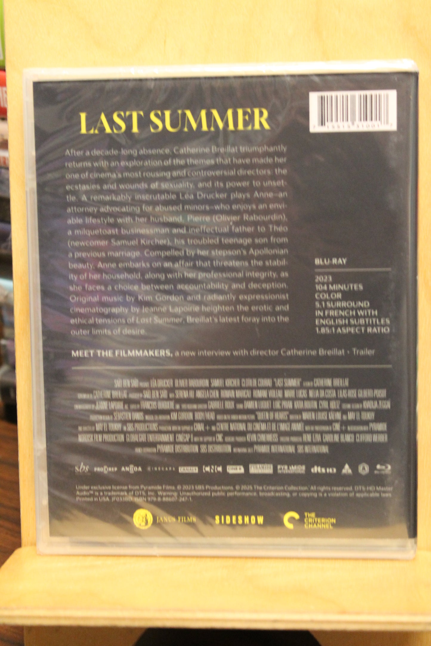 Last Summer Blu-ray