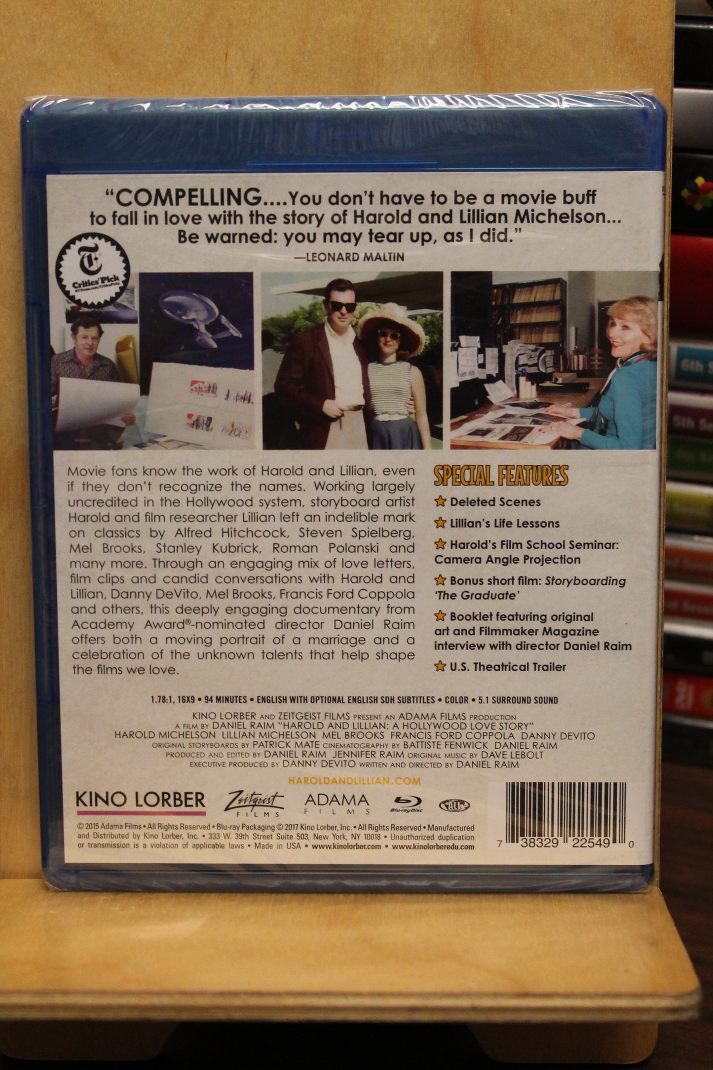 Harold and Lillian: A Hollywood Love Story Blu-ray