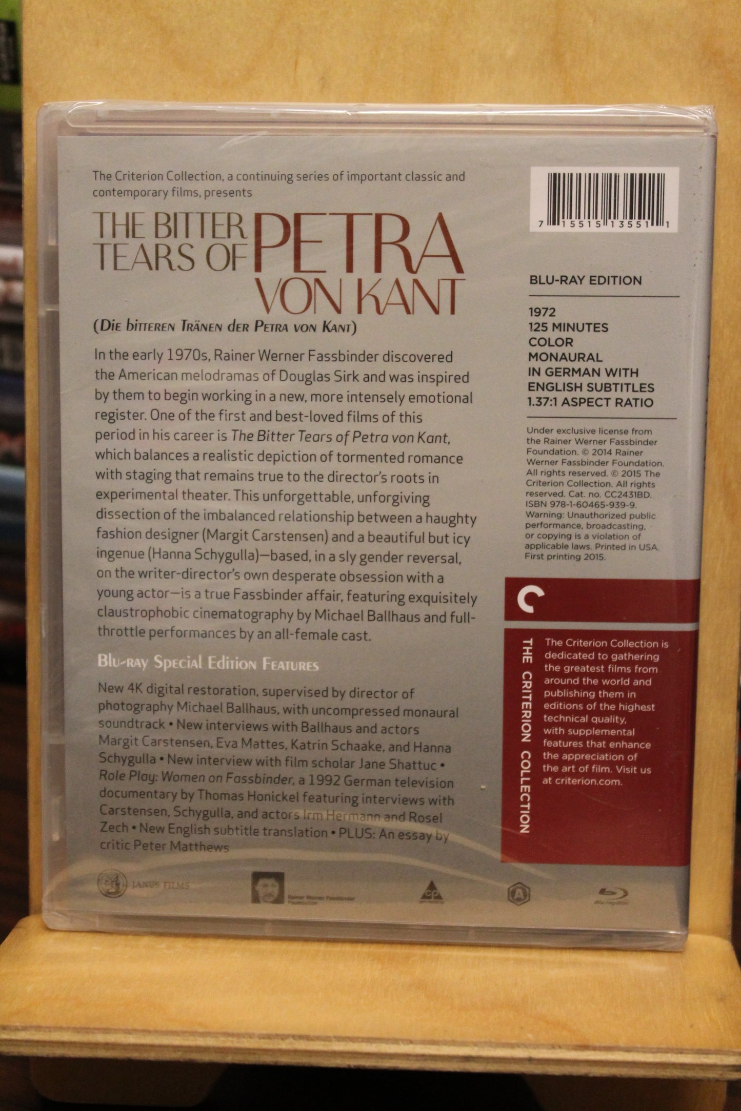 The Bitter Tears of Petra von Kant Blu-ray