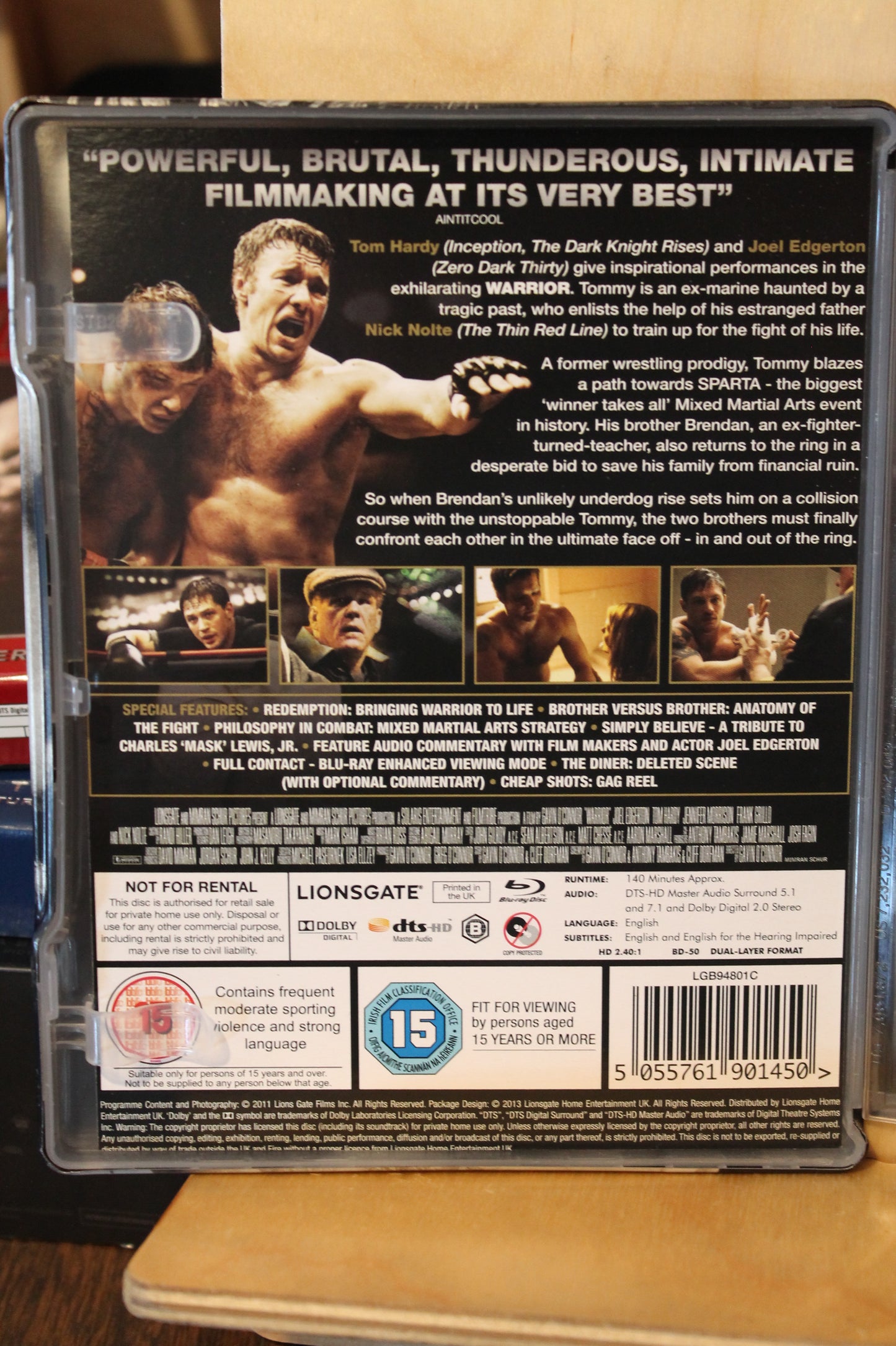 Warrior Blu-ray
