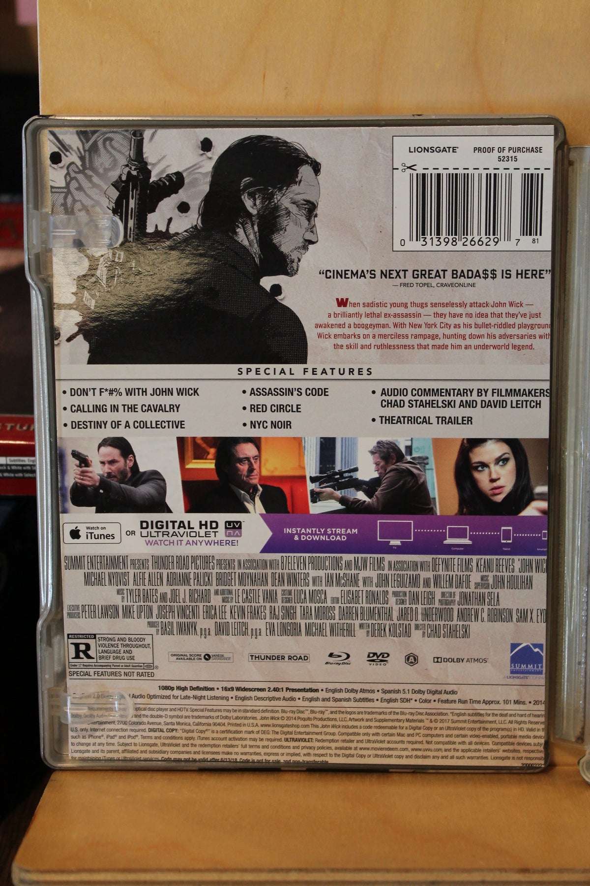 John Wick Blu-ray
