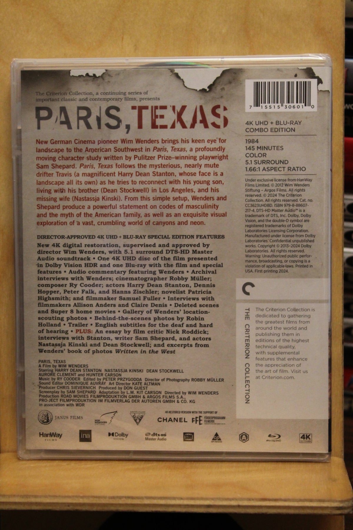 Paris, Texas 4K UHD