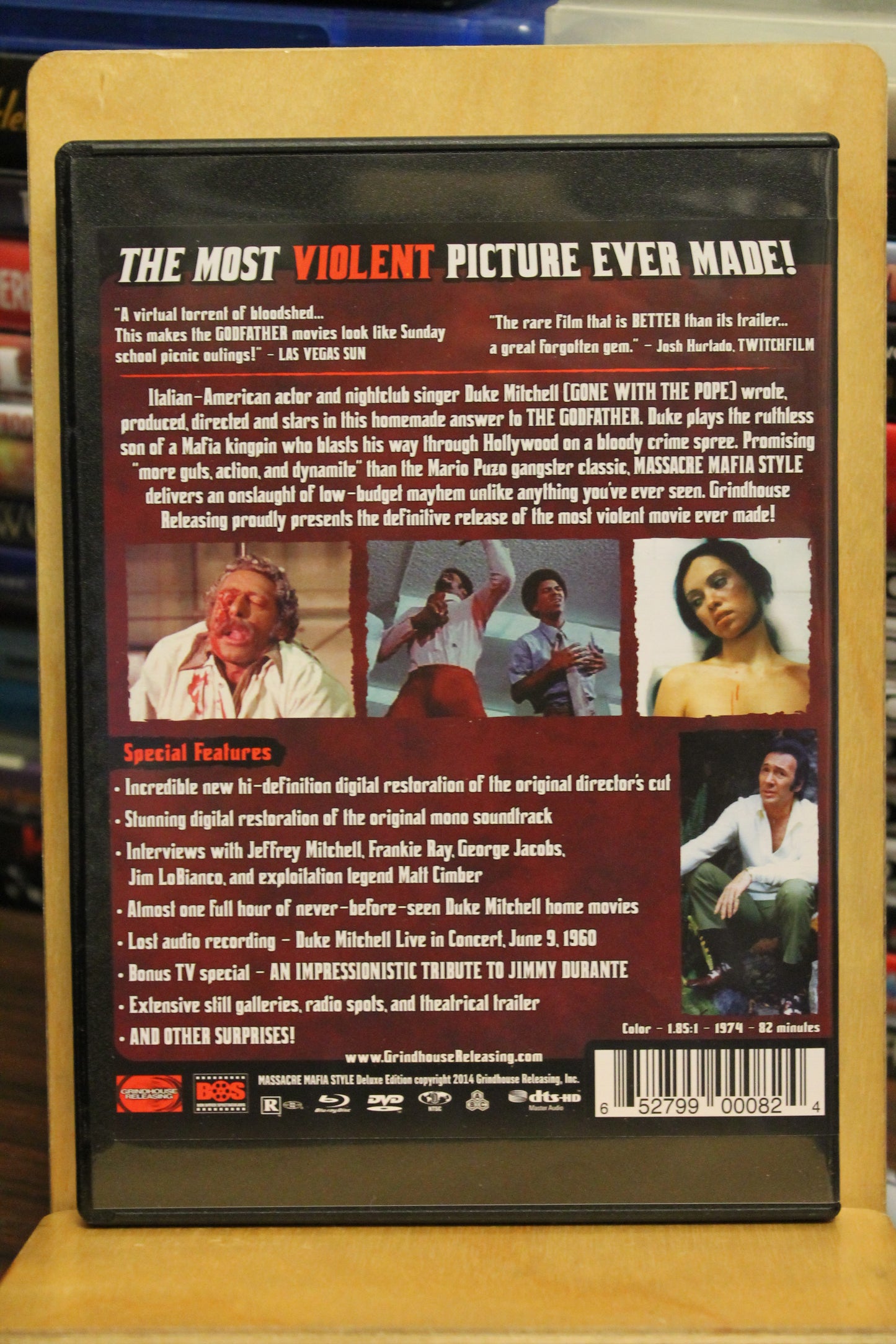 Massacre Mafia Style Blu-ray