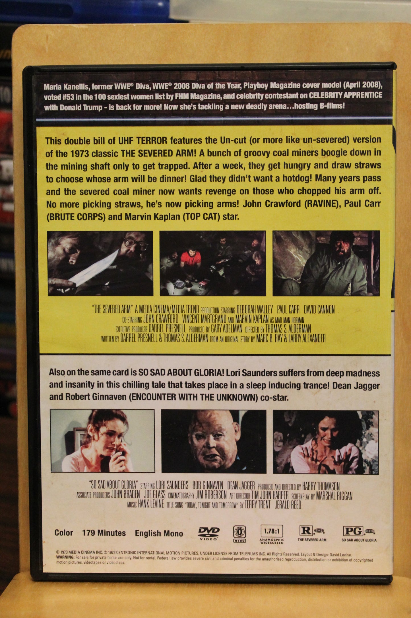 Maria's "B" Movie Mayhem DVD