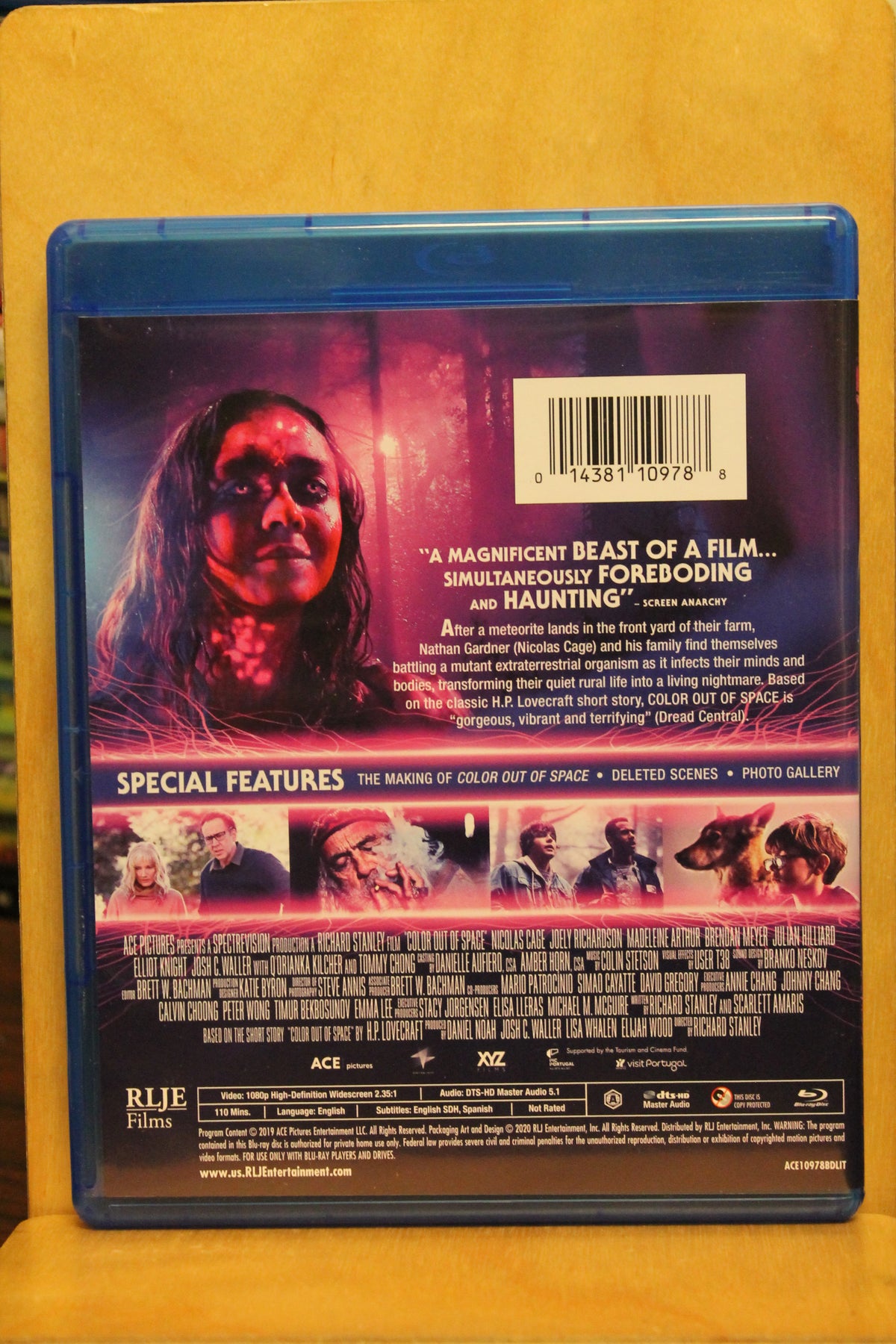 Color Out of Space Blu-ray