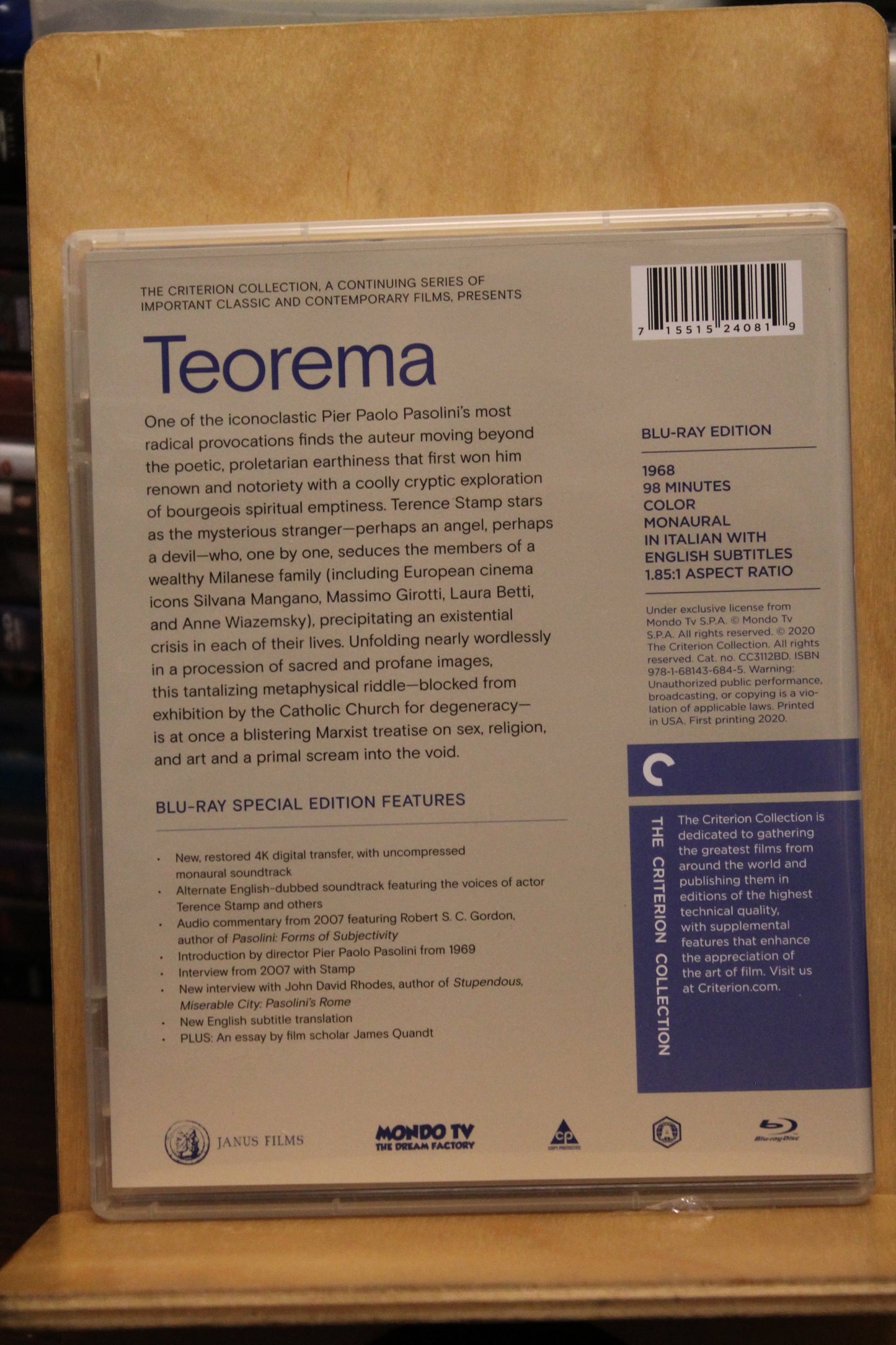 Theorem Blu-ray