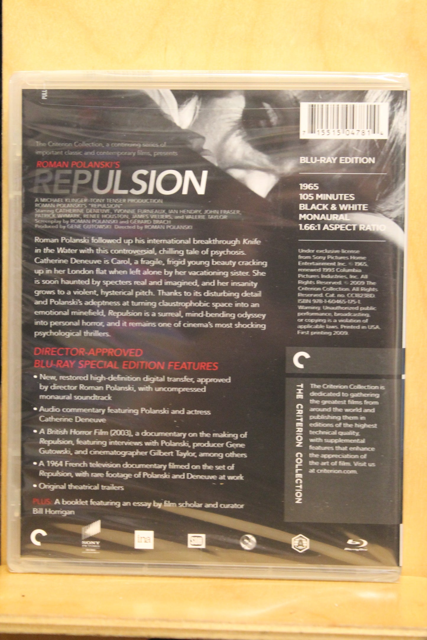 Repulsion Blu-ray