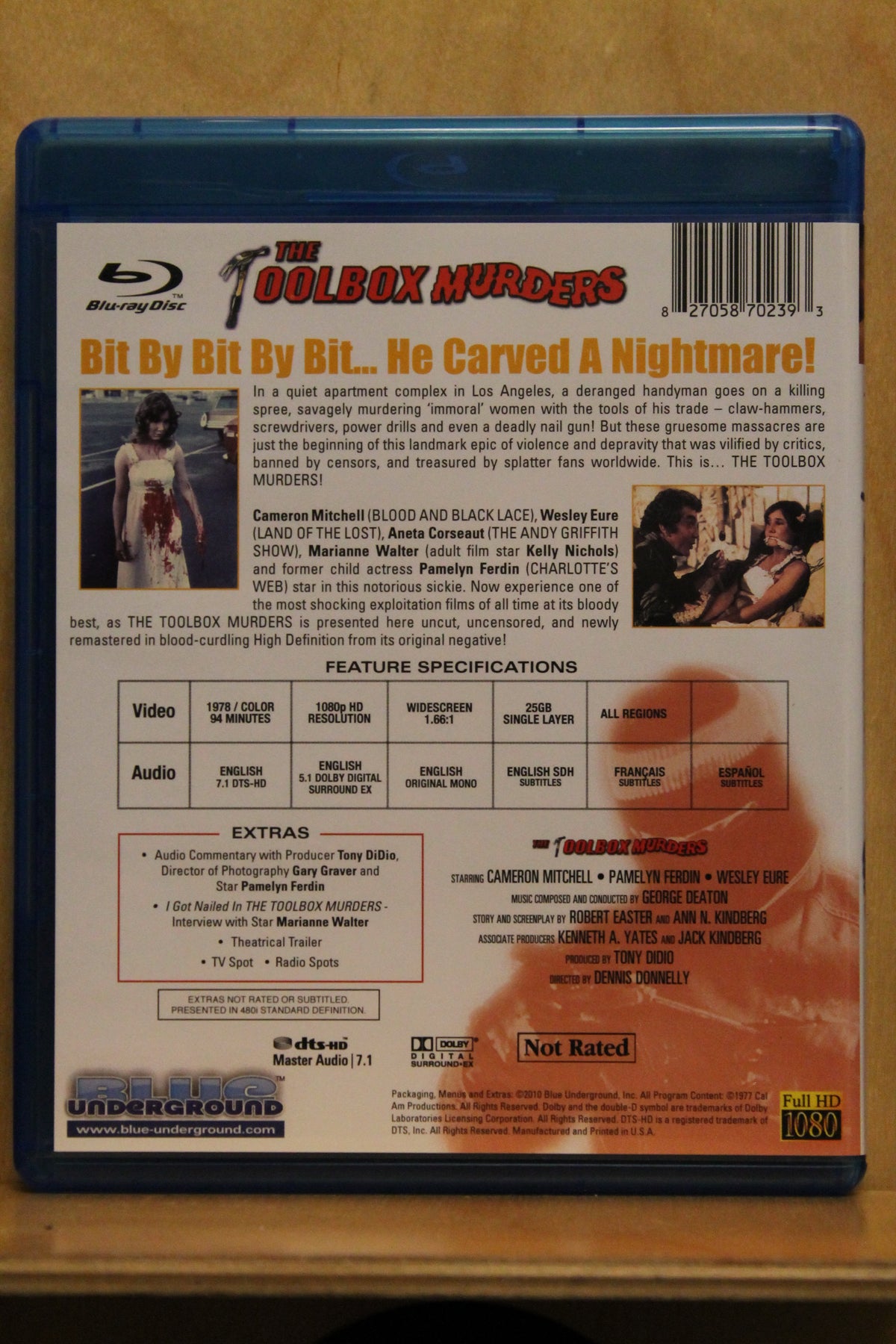 The Toolbox Murders Blu-ray