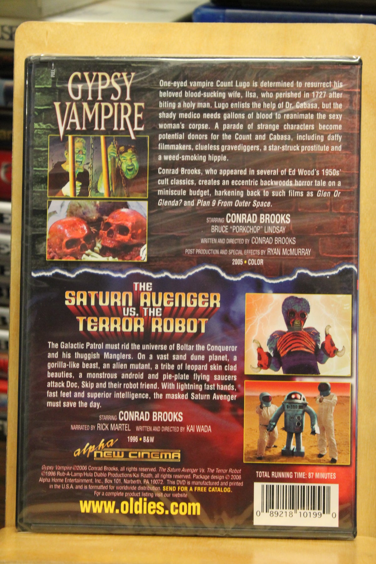 Gypsy Vampire / The Saturn Avenger vs. the Terror Robot DVD