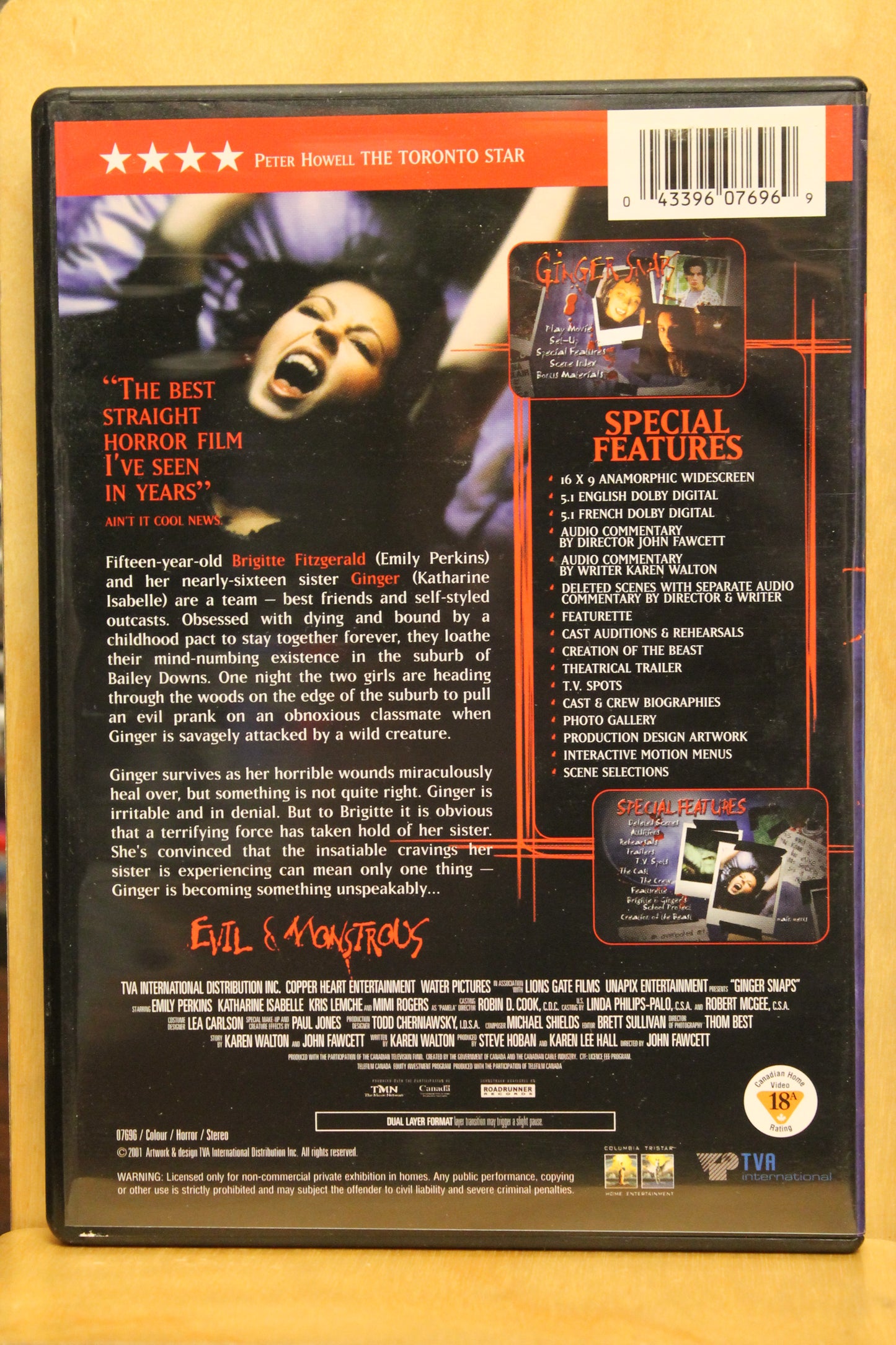 Ginger Snaps DVD