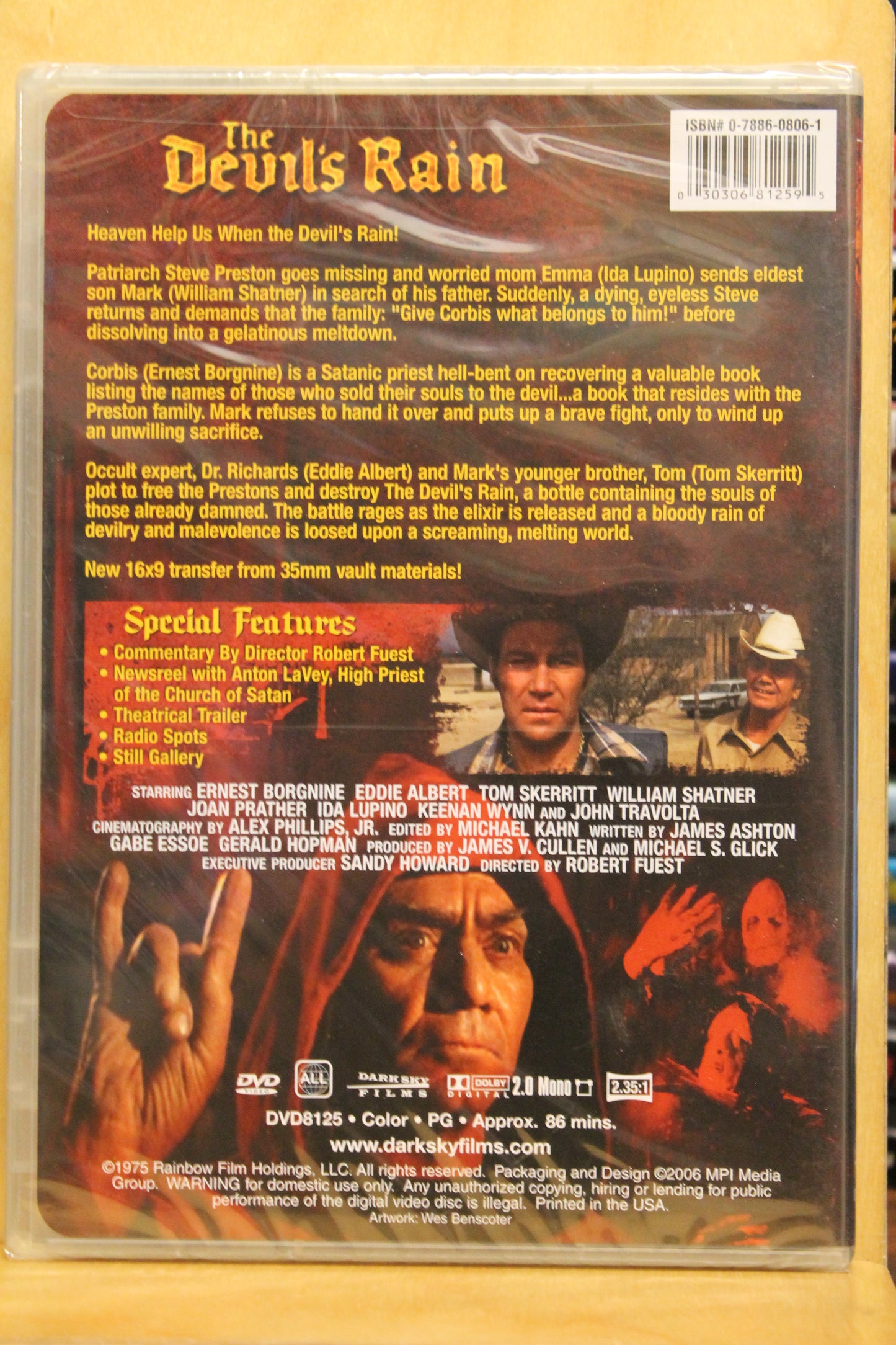 The Devil’s Rain DVD