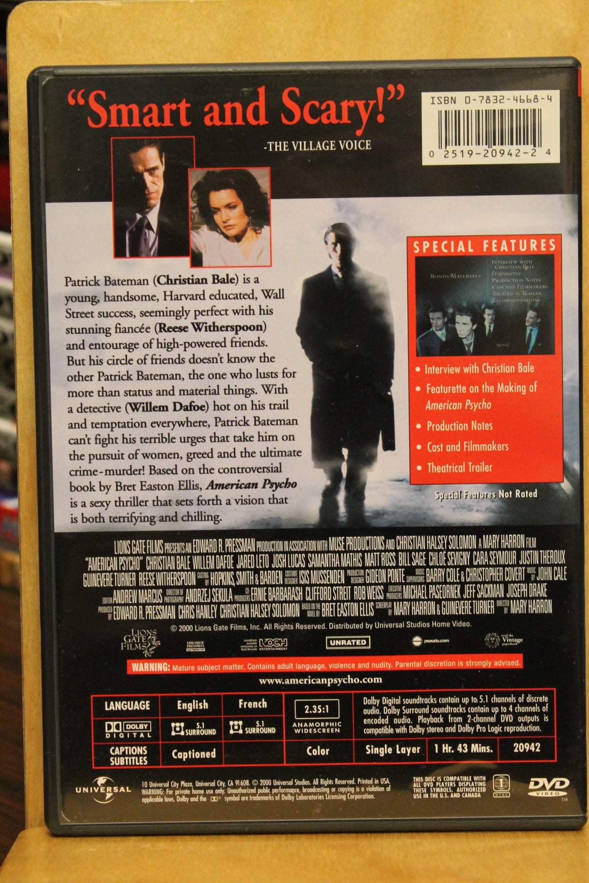 American Psycho DVD