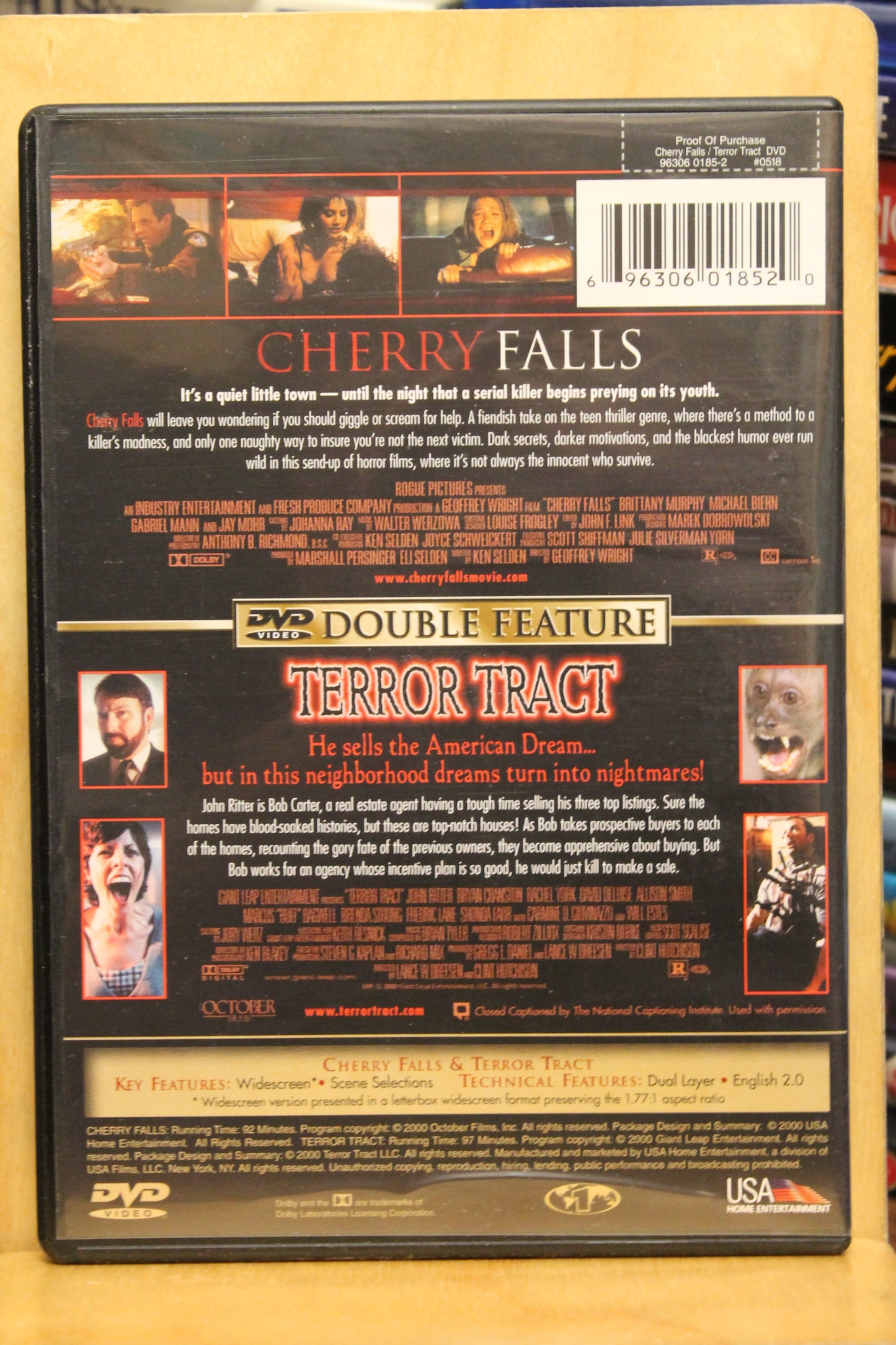 Cherry Falls / Terror Tract DVD