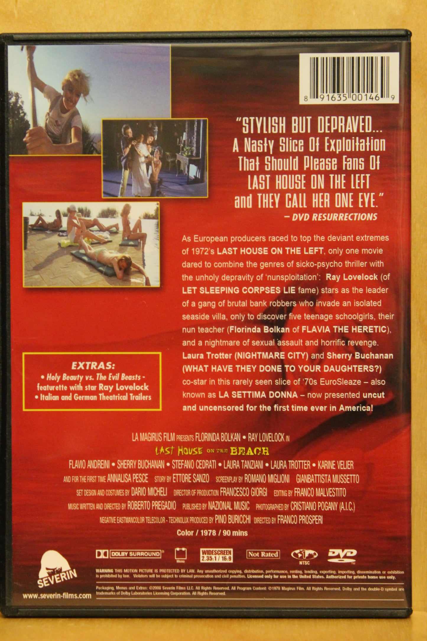 The Last House on the Beach DVD