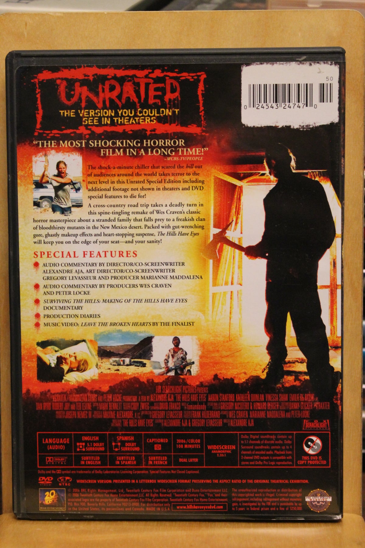 The Hills Have Eyes DVD