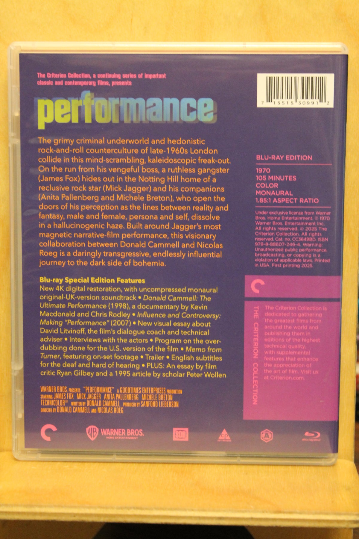 Performance. Blu-ray