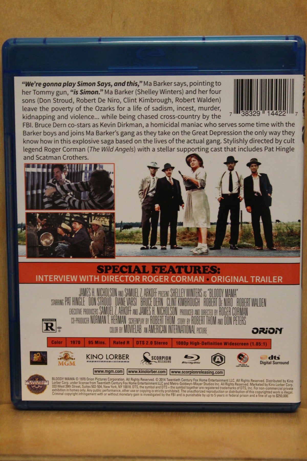 Bloody Mama Blu-ray
