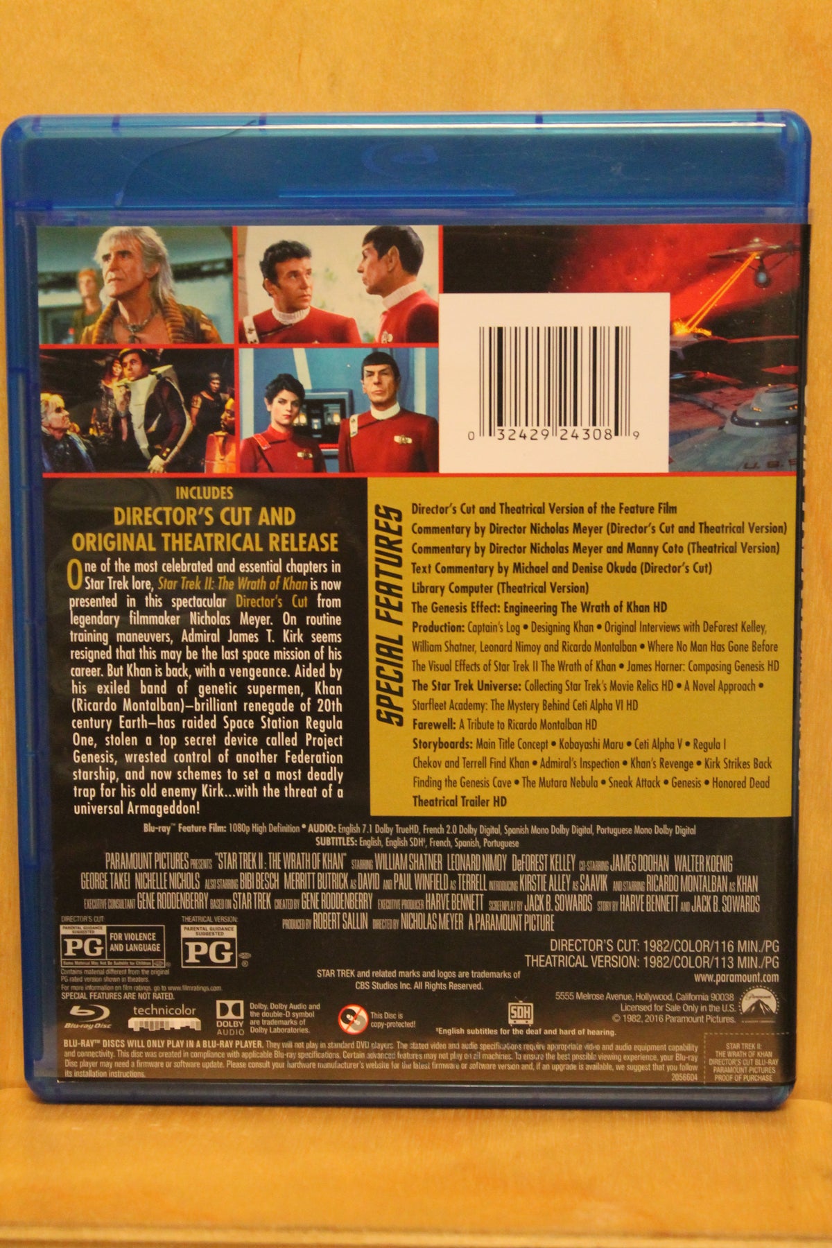 Star Trek II: The Wrath of Khan Blu-ray