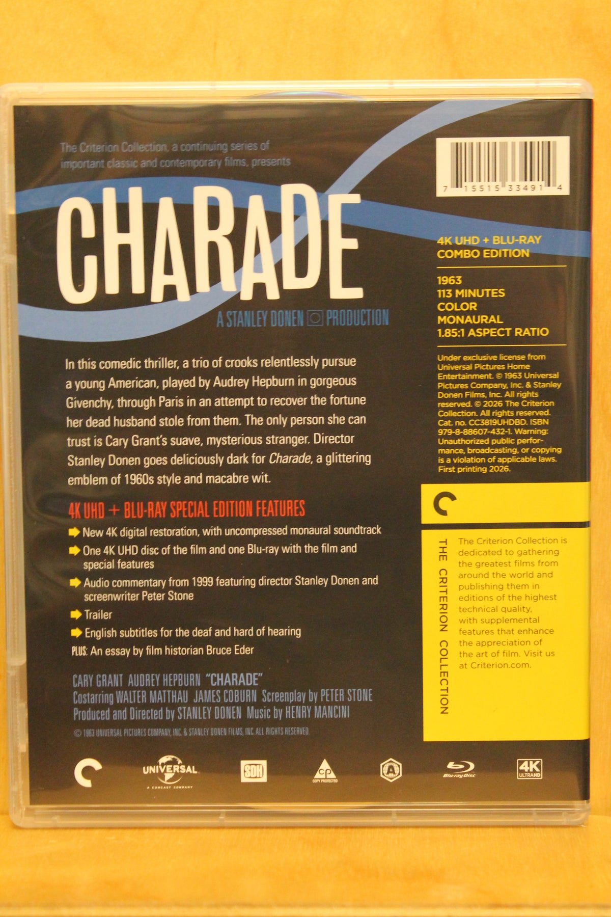 Charade 4K UHD
