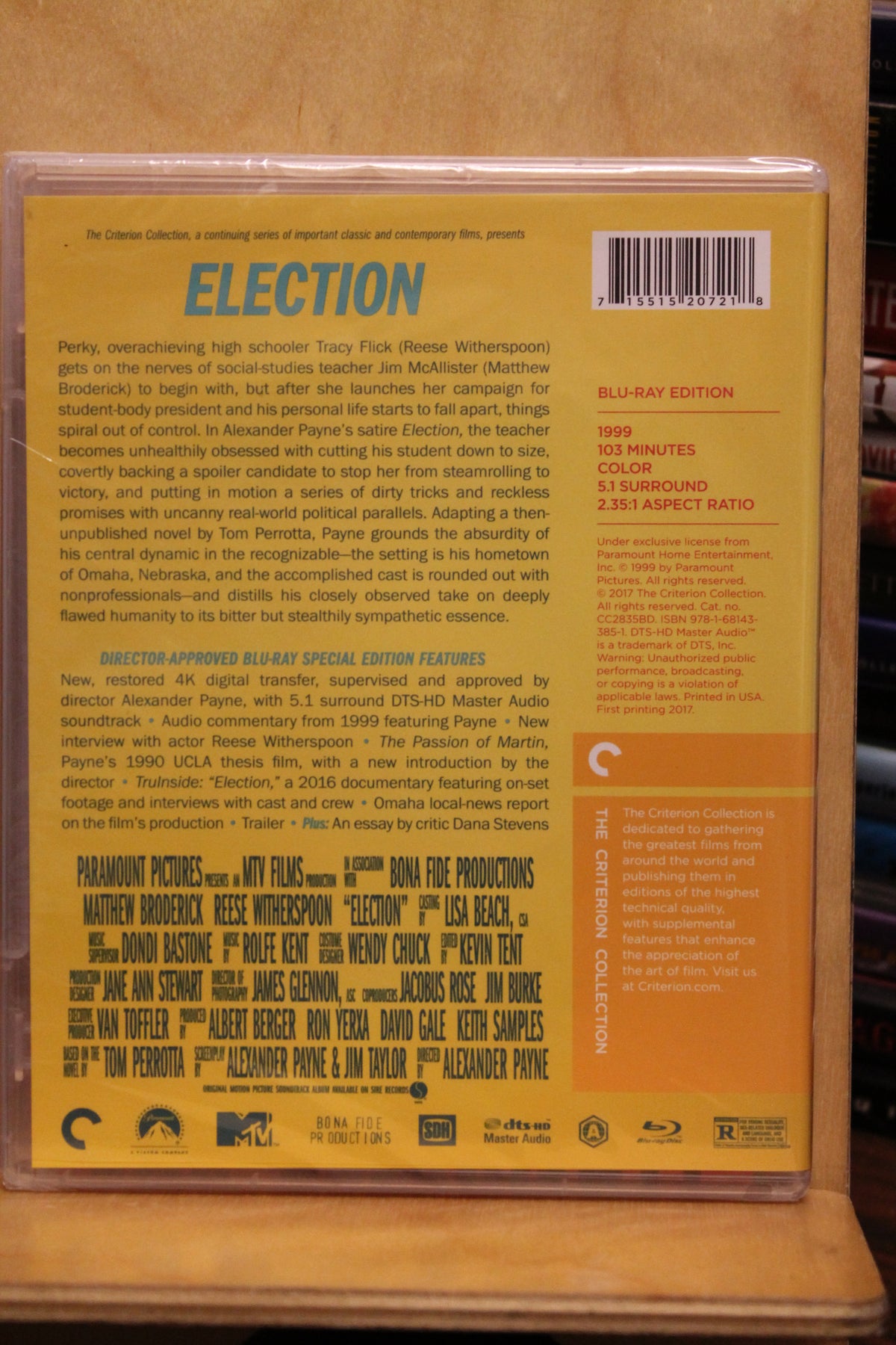 Election Blu-ray