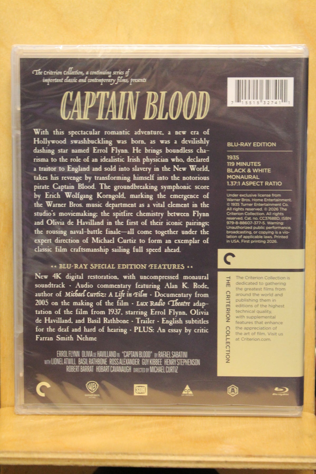 Captain Blood Blu-ray