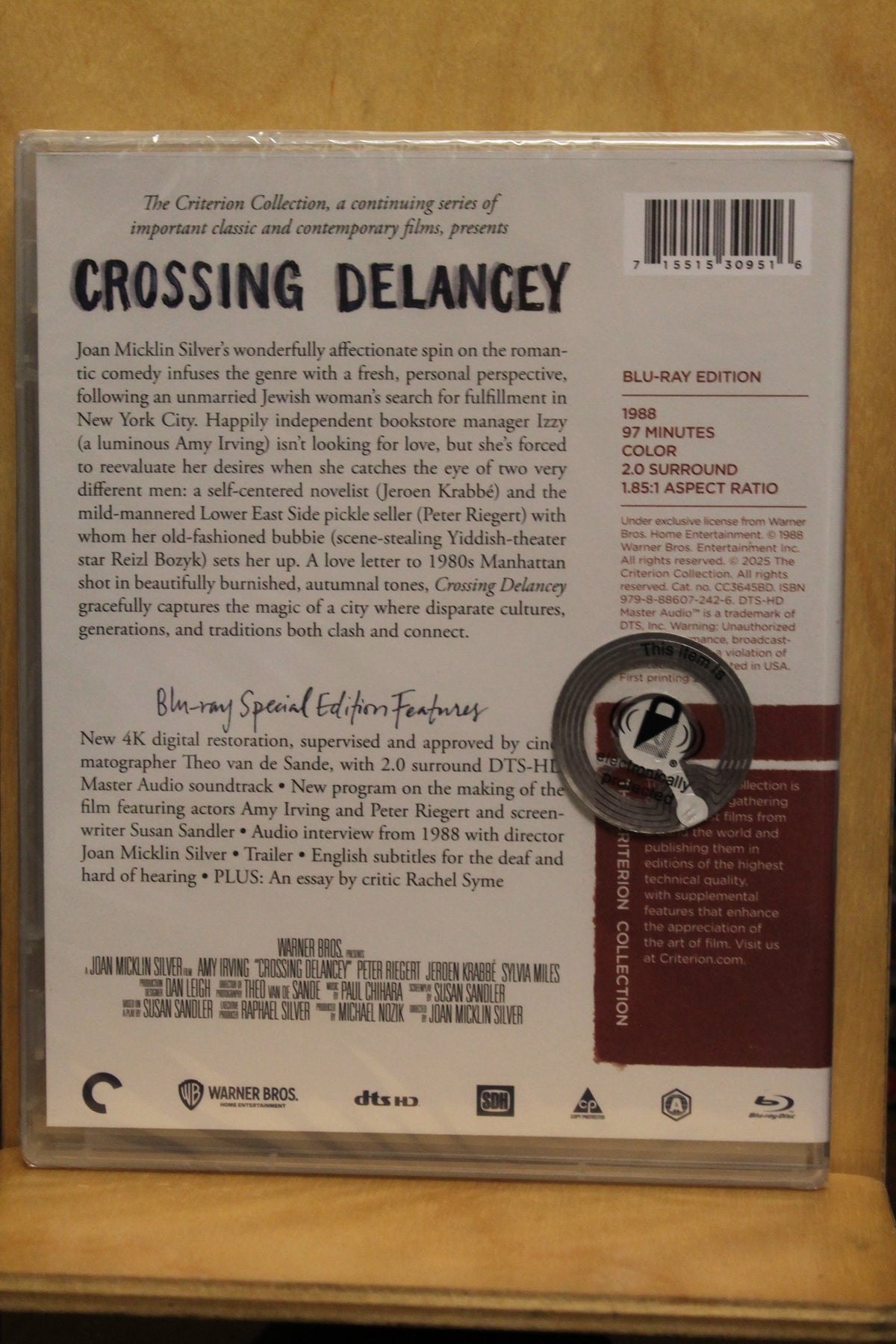 Crossing Delancey Blu-ray