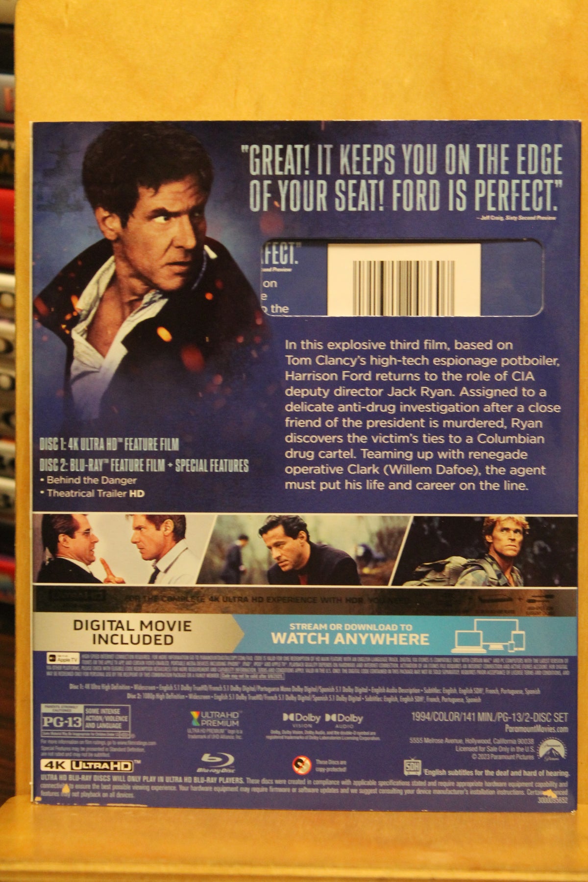 Clear and Present Danger 4K UHD