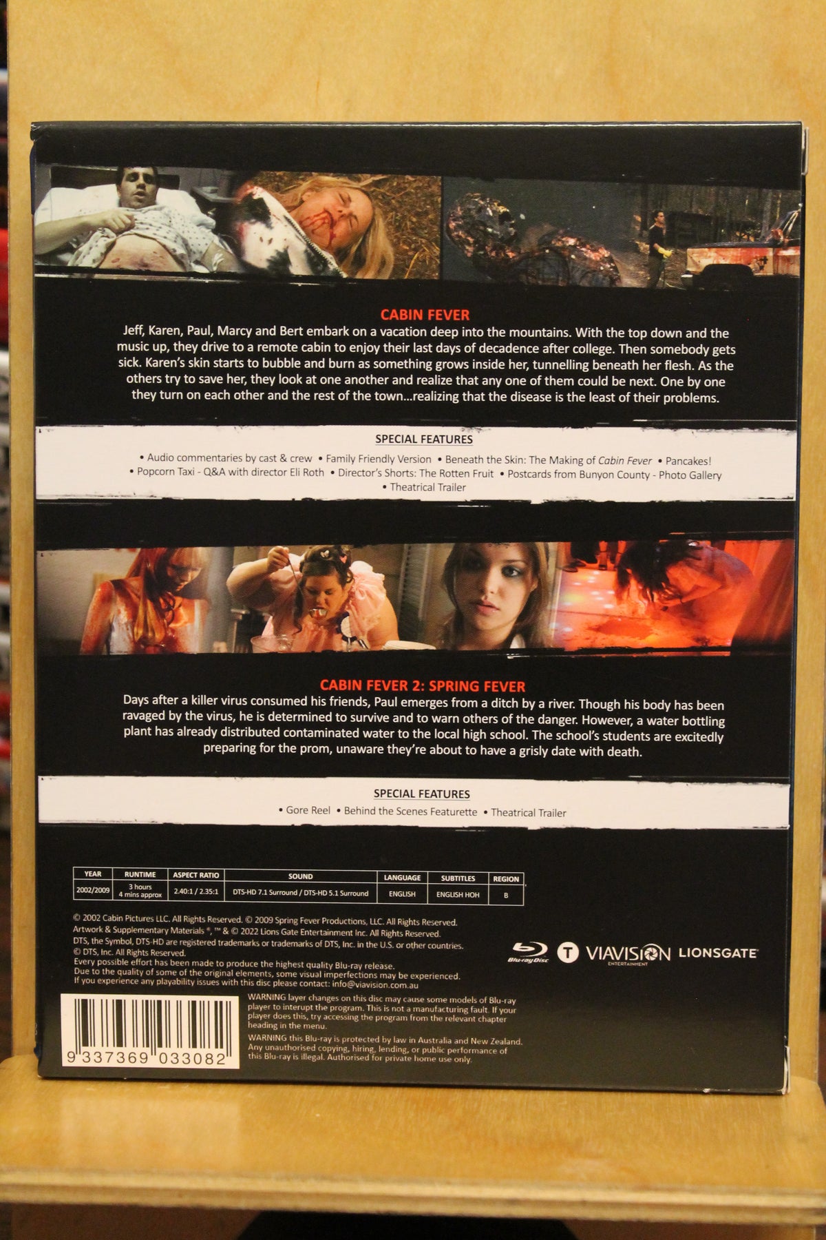 Cabin Fever and Cabin Fever 2: Spring Fever Blu-ray